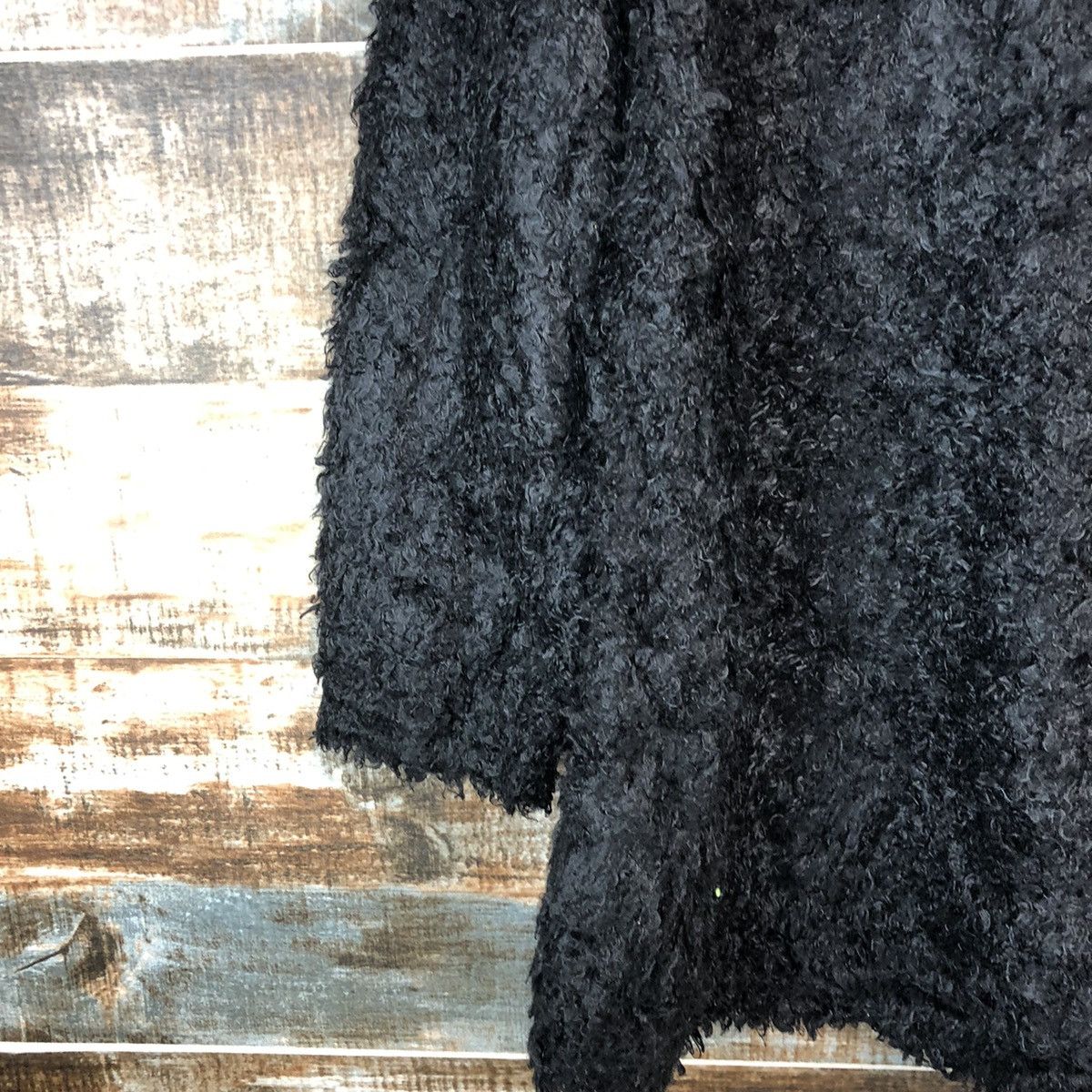 Homespun Knitwear × Japanese Brand DLL A Little Emotion Black Mohair Knitwear #C059 Size S / US 4 / IT 40 - 15 Thumbnail