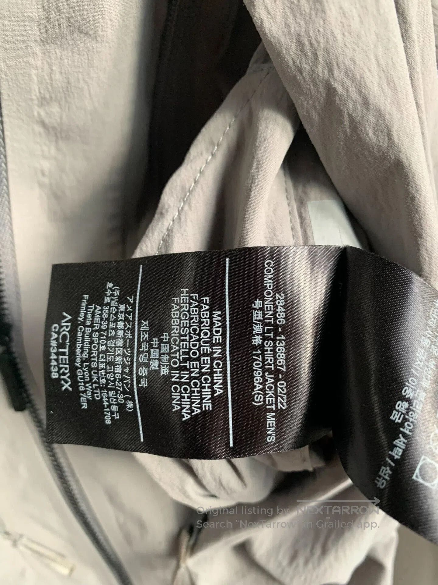 Arc'teryx Arcteryx Veilance Component Lt Shirt Jacket Men's. Size US S / EU 44-46 / 1 - 4 Thumbnail