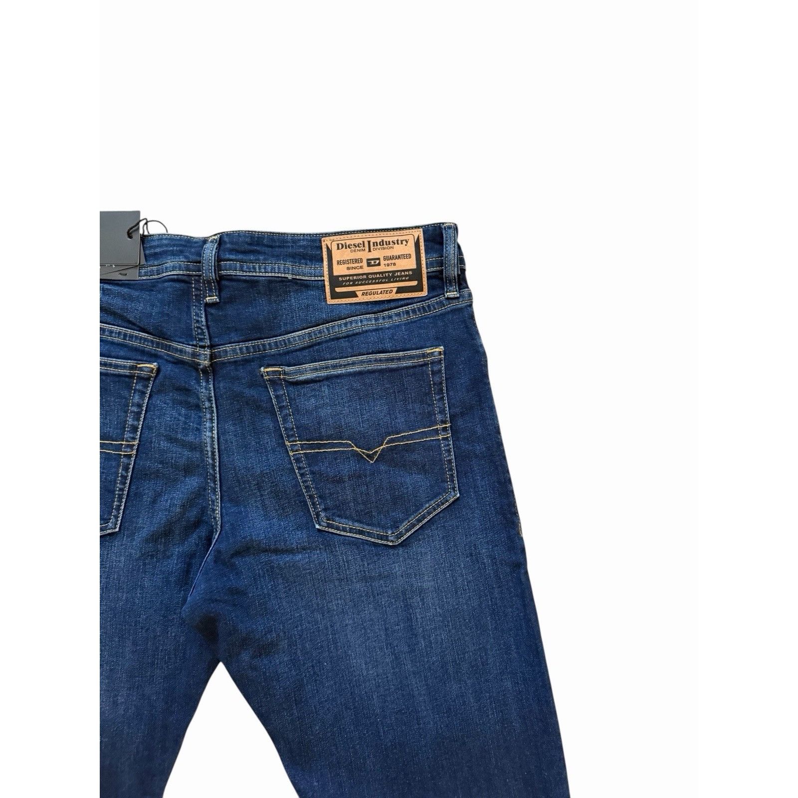 Diesel Diesel Mens Buster Tapered Jeans RB062 Blue $195 Size 32/32 Size US 32 / EU 48 - 6 Thumbnail
