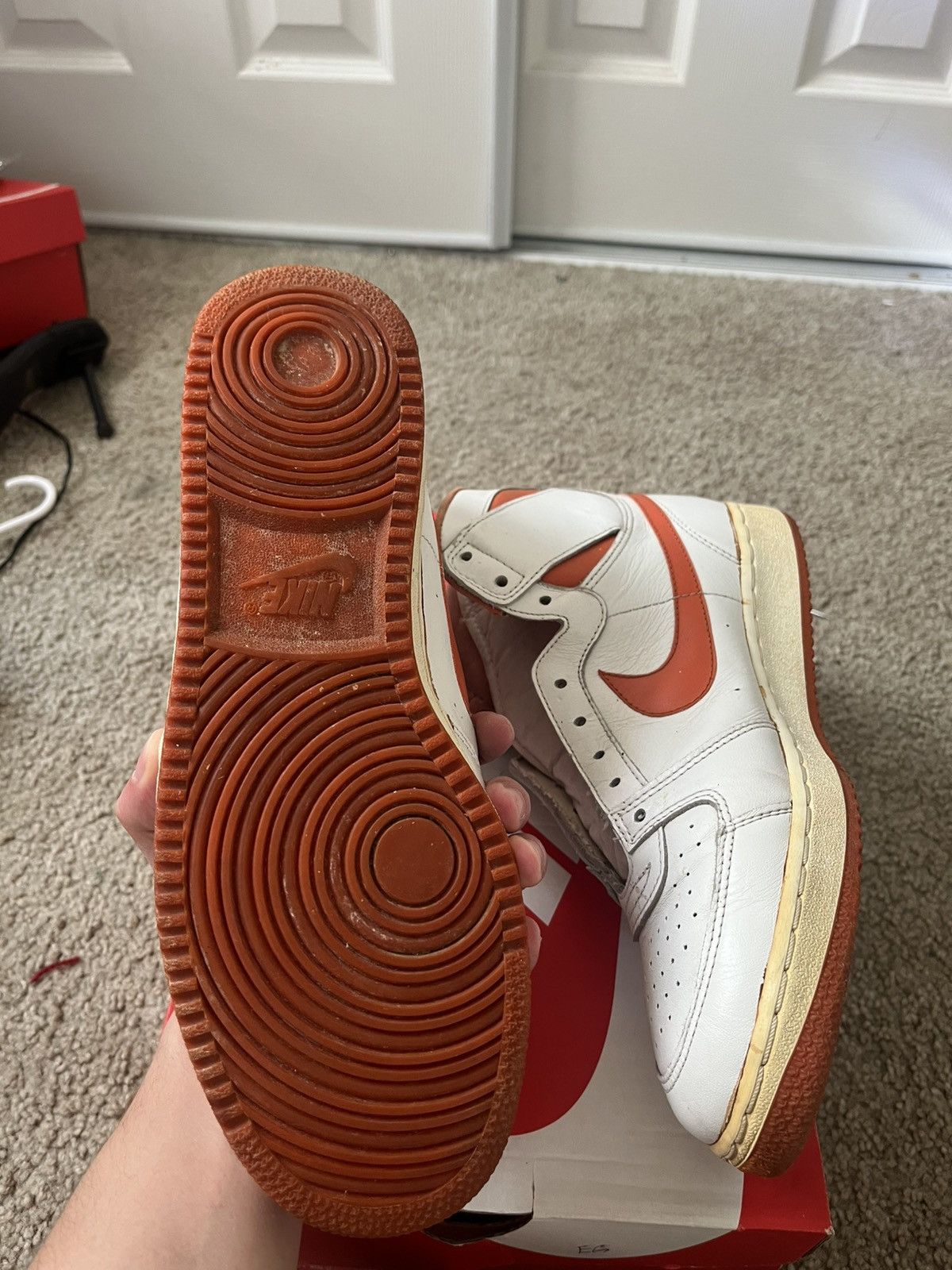 Nike Vintage Nike Team Convention High Orange Size US 10 / EU 43 - 5 Thumbnail