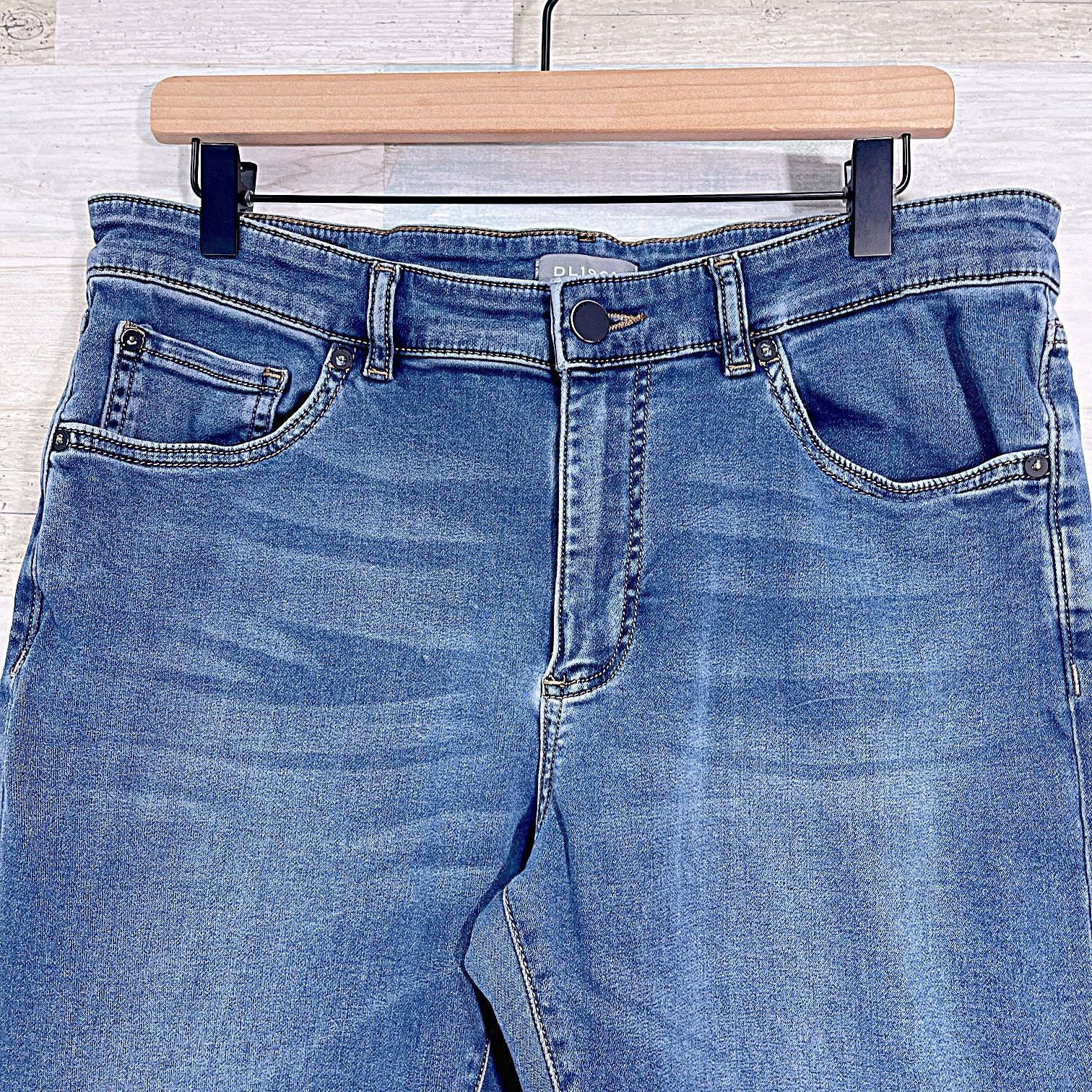 DL1961 DL1961 Russell Slim Straight Jeans Dark Wash Mens 34x32 Size US 34 / EU 50 - 3 Thumbnail