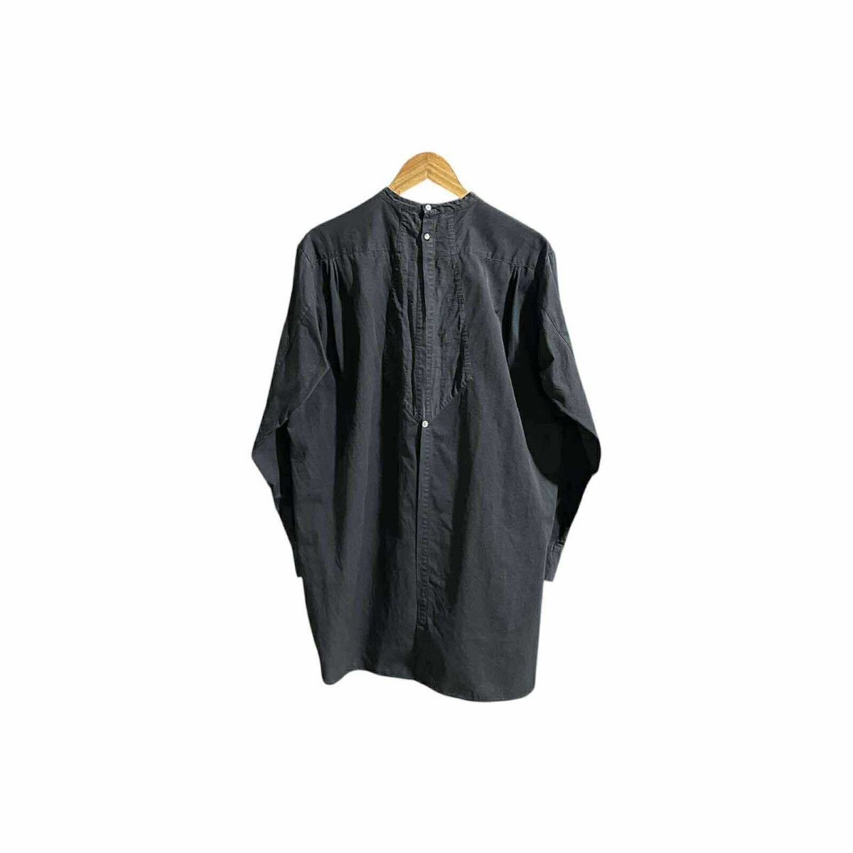 Japanese Brand 🔥Vintage United Arrows Pleated Combination Dress Shirt Size US XL / EU 56 / 4 - 3 Thumbnail