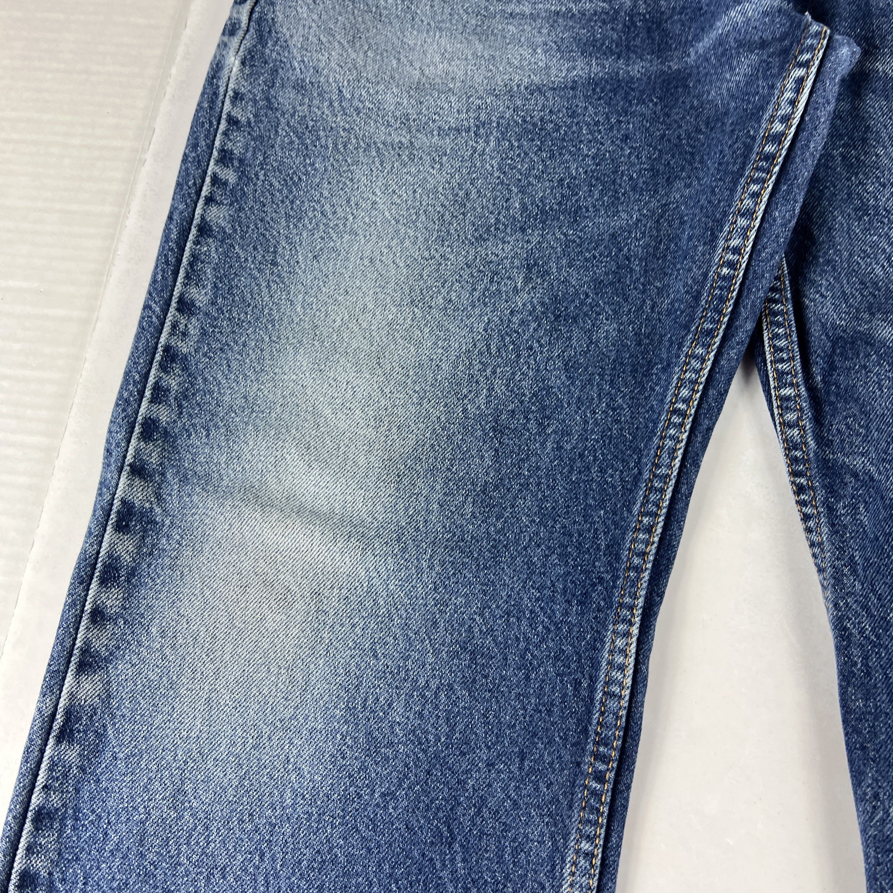 Levi's Levi's Jeans 505 Straight Blue Faded Cotton Denim Size US 37 - 5 Thumbnail