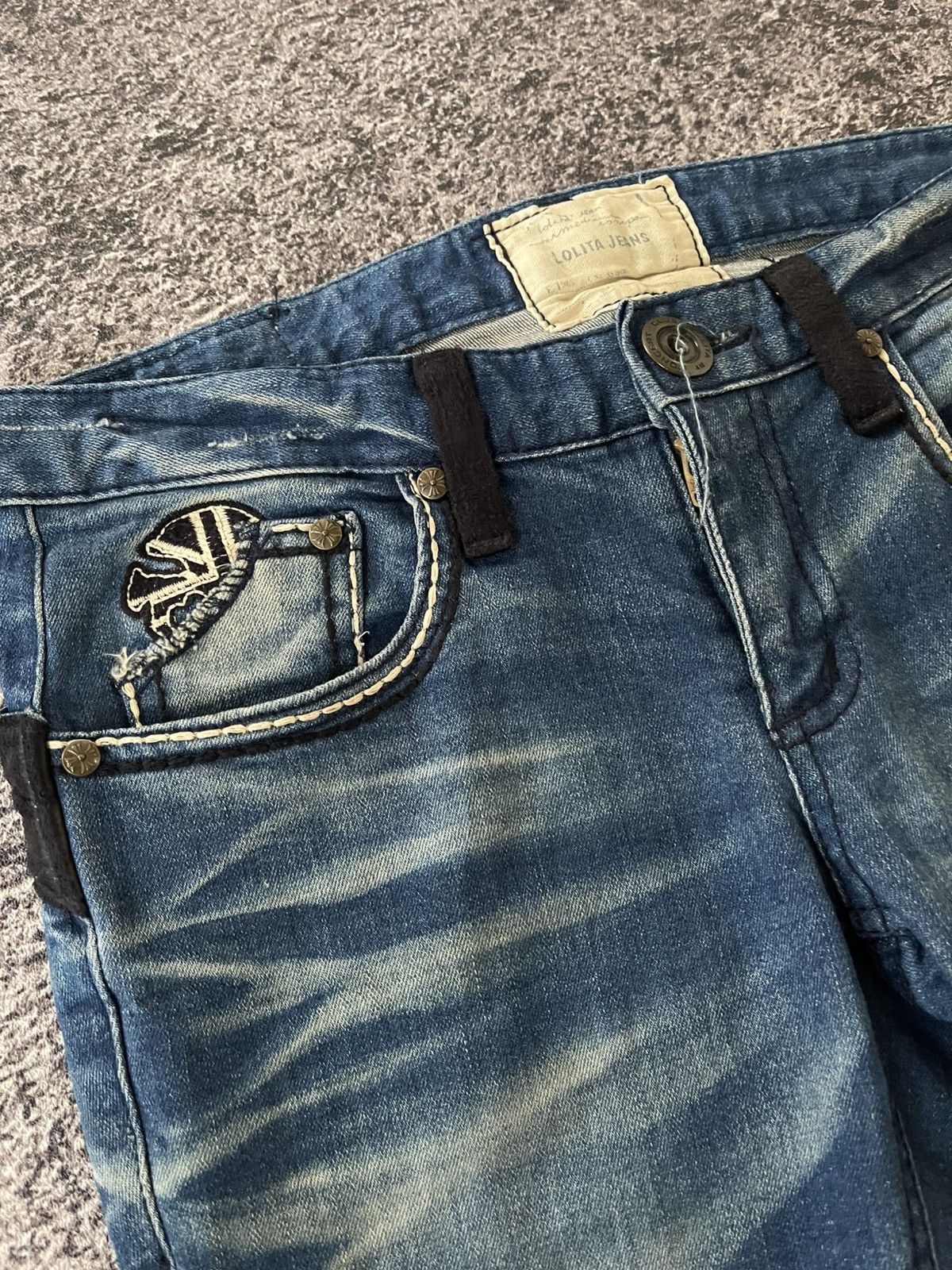 Japanese Brand Lolita skull ifsixwasnine poem skinny jeans Size 28" / US 6 / IT 42 - 7 Thumbnail