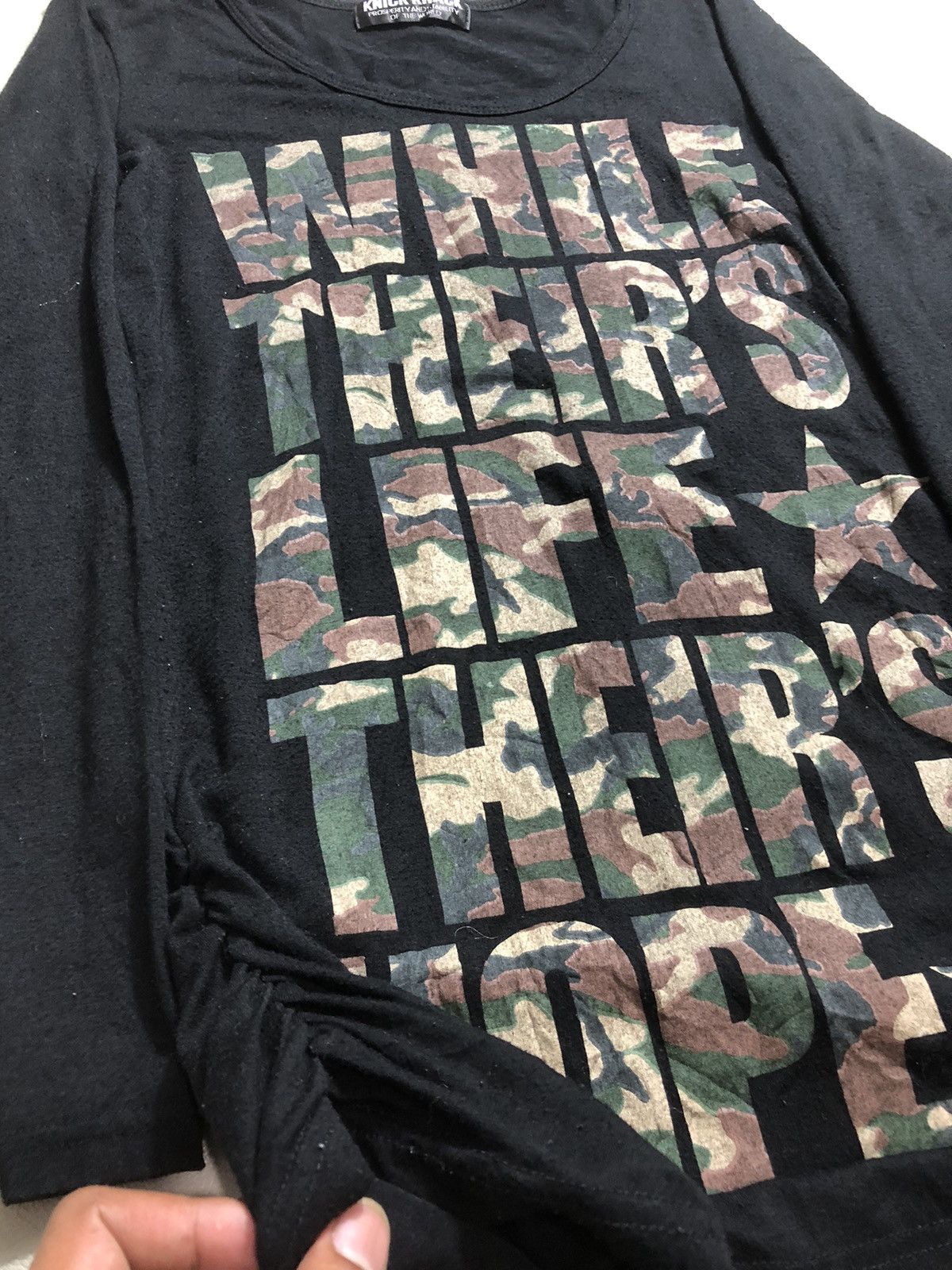 If Six Was Nine Poem While Their’s Life Their’s Hope LongSleeve Size US M / EU 48-50 / 2 - 3 Thumbnail