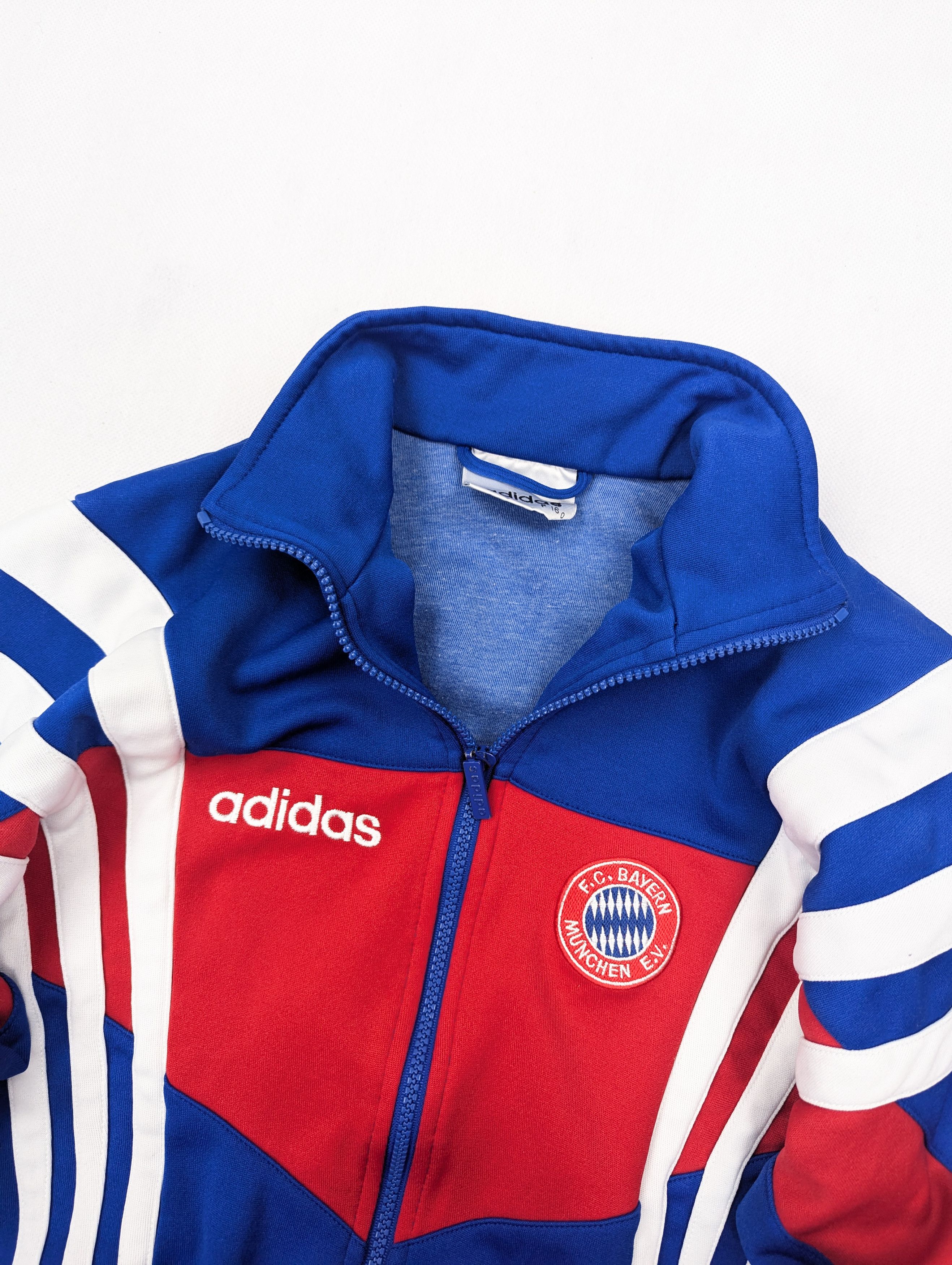 Adidas Adidas Bayern Munchen blue zip sweatshirt S Size US S / EU 44-46 / 1 - 2 Thumbnail