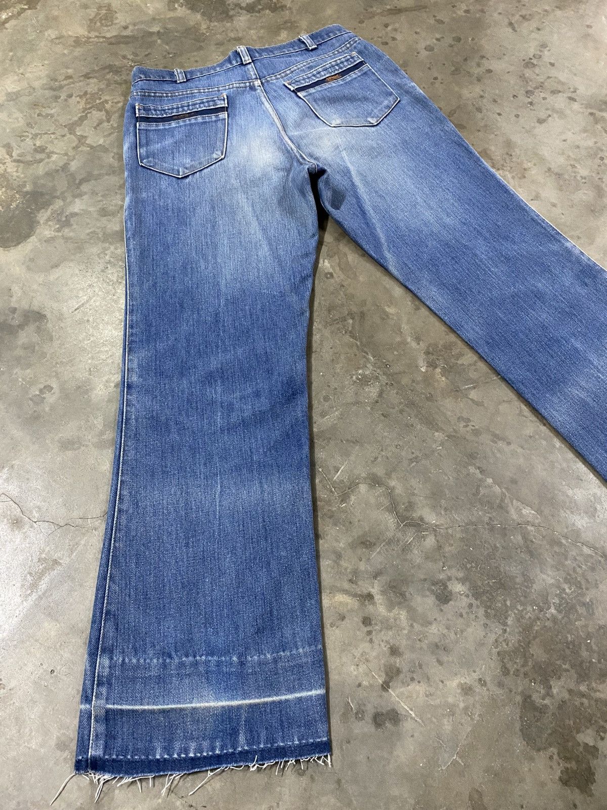 Jean × Levi's × Vintage Flare Jeans Vintage Levis Distressed Denim Boot Cut @220 Size US 32 / EU 48 - 14 Thumbnail