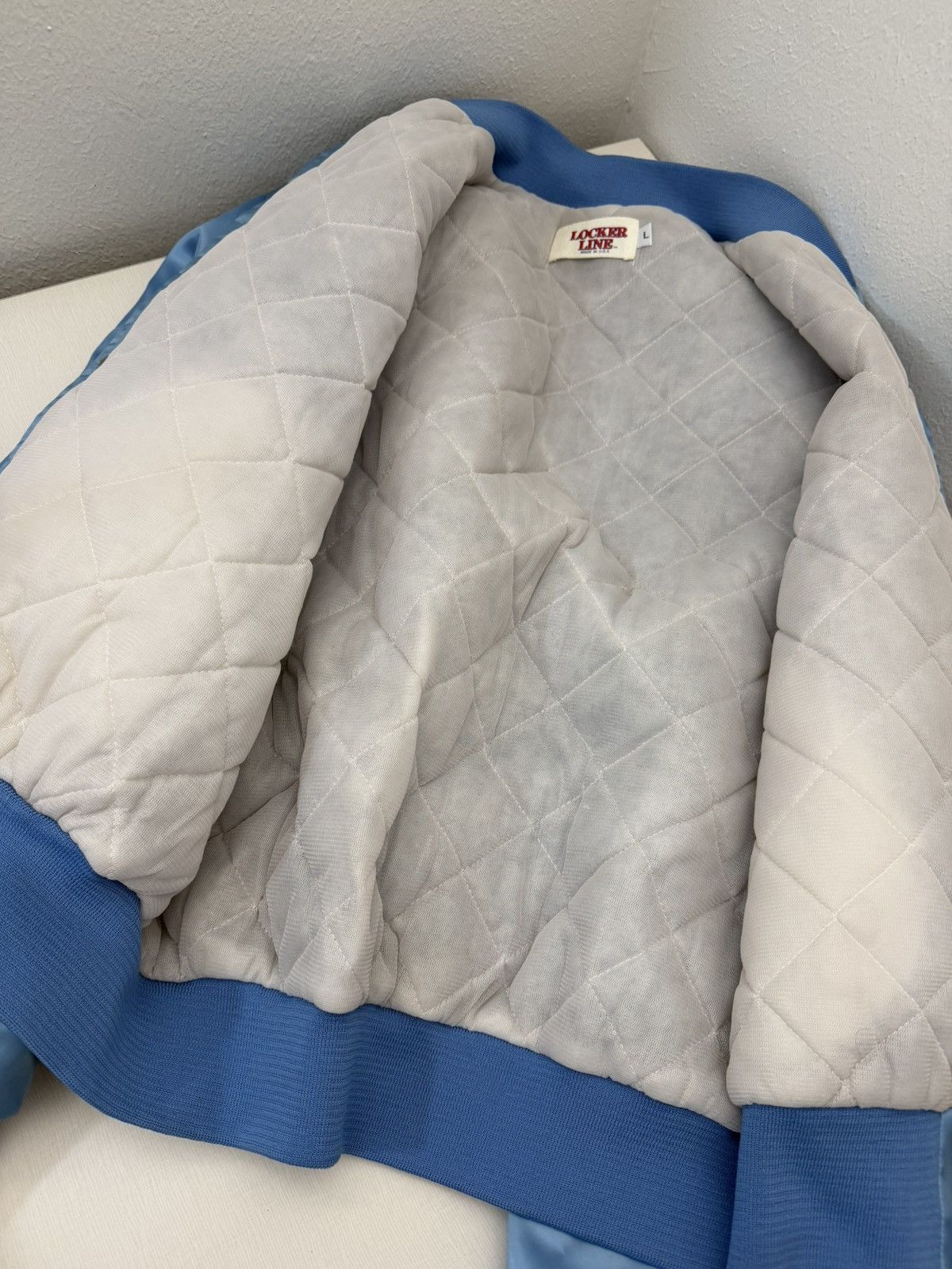 NFL Vintage 80s Houston Oilers Satin Bomber Jacket Locker Line L Size US L / EU 52-54 / 3 - 8 Thumbnail