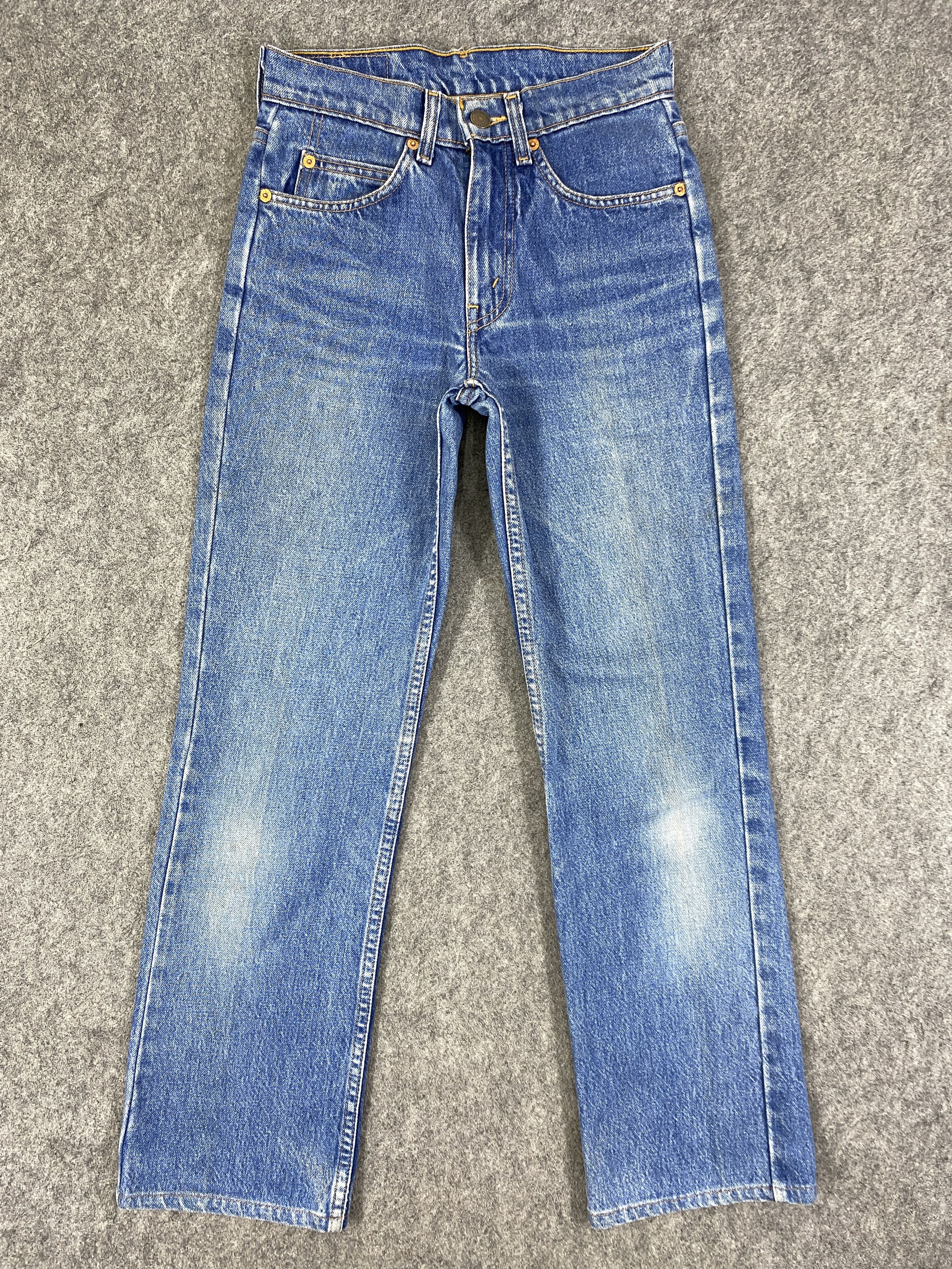image of Distressed Denim x Hype Blue Vintage Levis 653 Orange Tab Jeans 26X27.5 - Jn3229, Men's