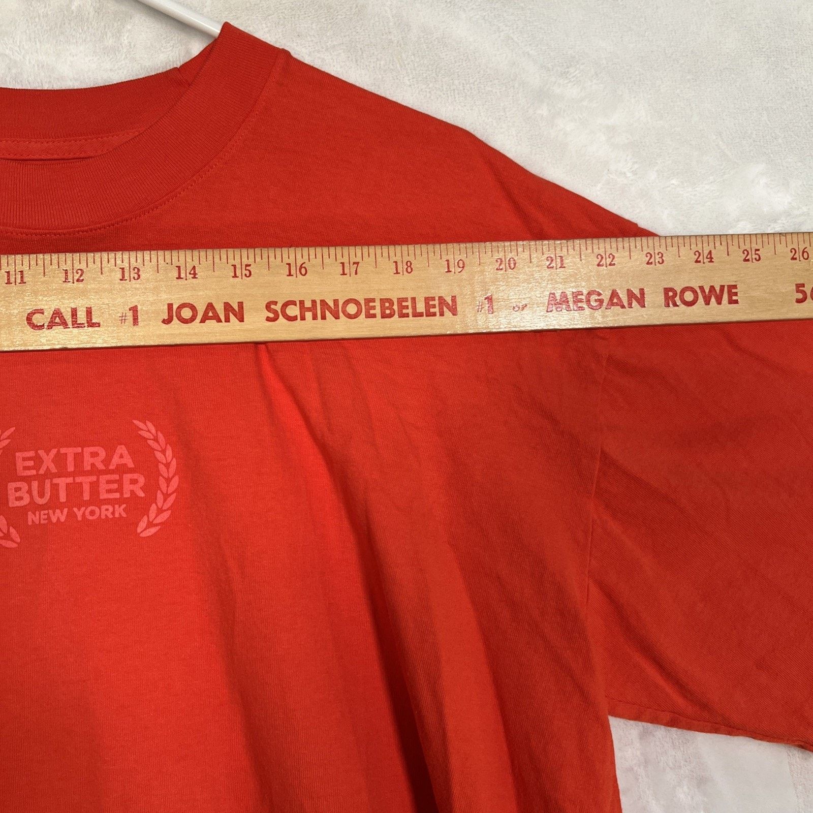 Extra Butter EXTRA BUTTER New York Big Crest Sz Large Logo Shirt Orange Size US L / EU 52-54 / 3 - 6 Thumbnail