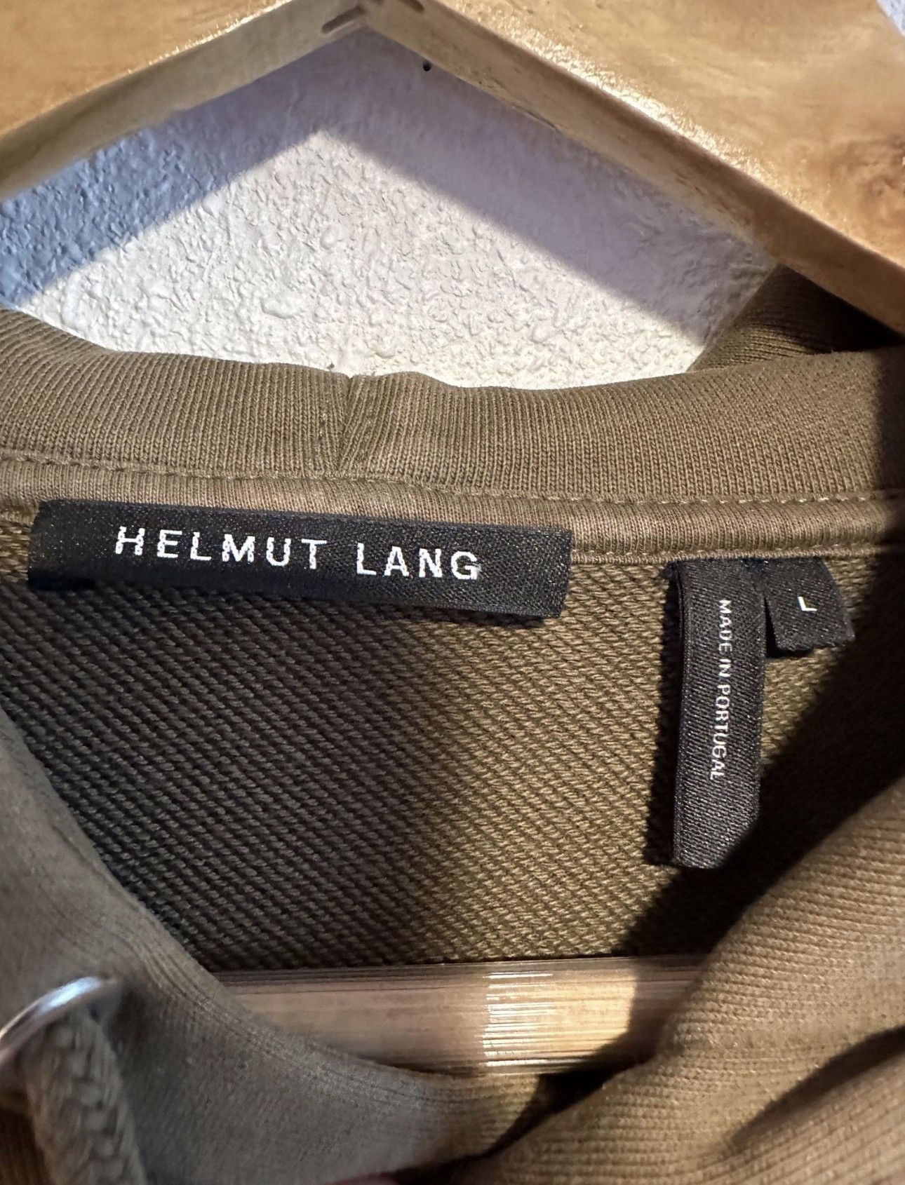 Helmut Lang Helmut Lang Box Logo Hoodie Size US L / EU 52-54 / 3 - 4 Thumbnail