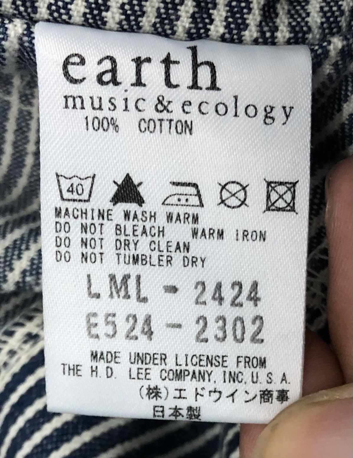Lee × Vintage Vintage Lee Earth Music&Ecology Violet Label Overalls Size US 36 / EU 52 - 20 Thumbnail