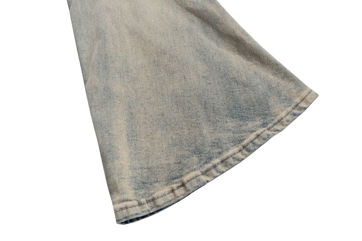 Jean High Street Mud Dyed Washed Baggy Flare Pants Size US 29 - 6 Thumbnail