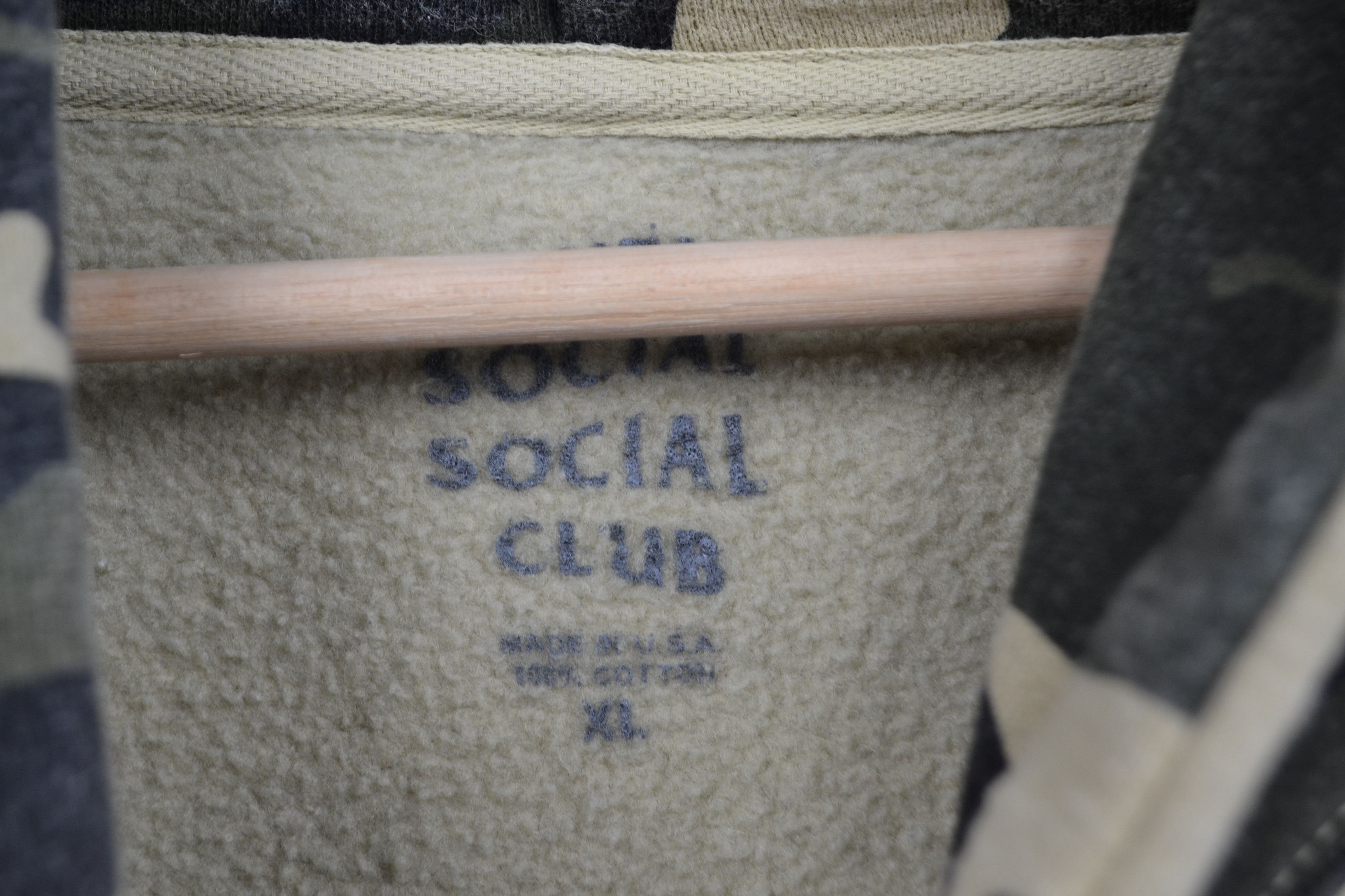 Anti Social Social Club Anti Social Social Club Hoody Army Camo Letter Logo XL ASSC Size US XL / EU 56 / 4 - 5 Thumbnail