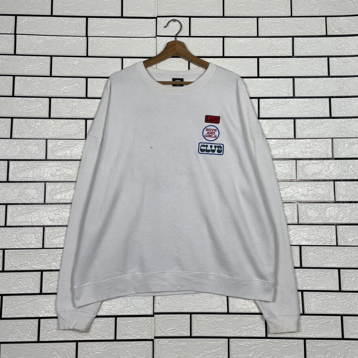 Japanese Brand Freak's Store Lazy Club Crewneck Sweatshirt Size US L / EU 52-54 / 3 - 1 Thumbnail