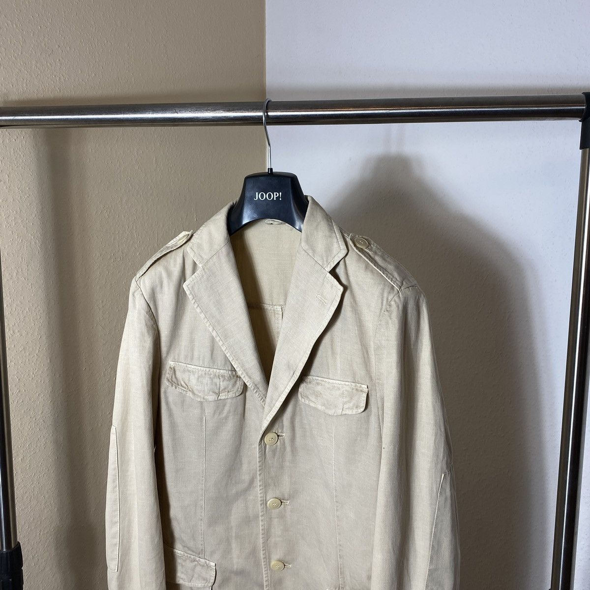 L.B.M. 1911 Cotton and Linen Blazer L.B.M 1911 Cream Size 48R - 2 Thumbnail