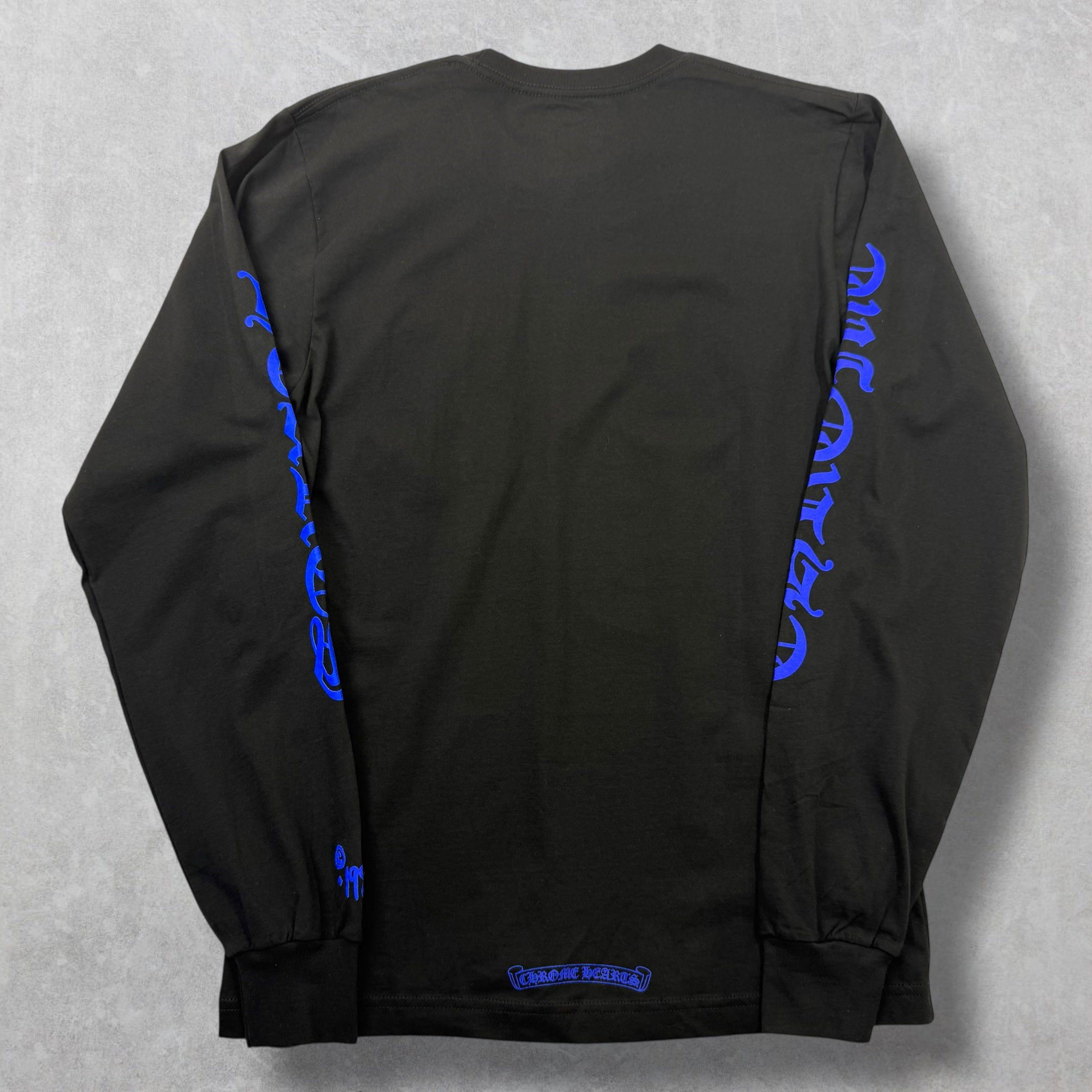 Chrome Hearts Chrome Hearts Blue 1988 Neck Logo L/S M Size US M / EU 48-50 / 2 - 2 Thumbnail
