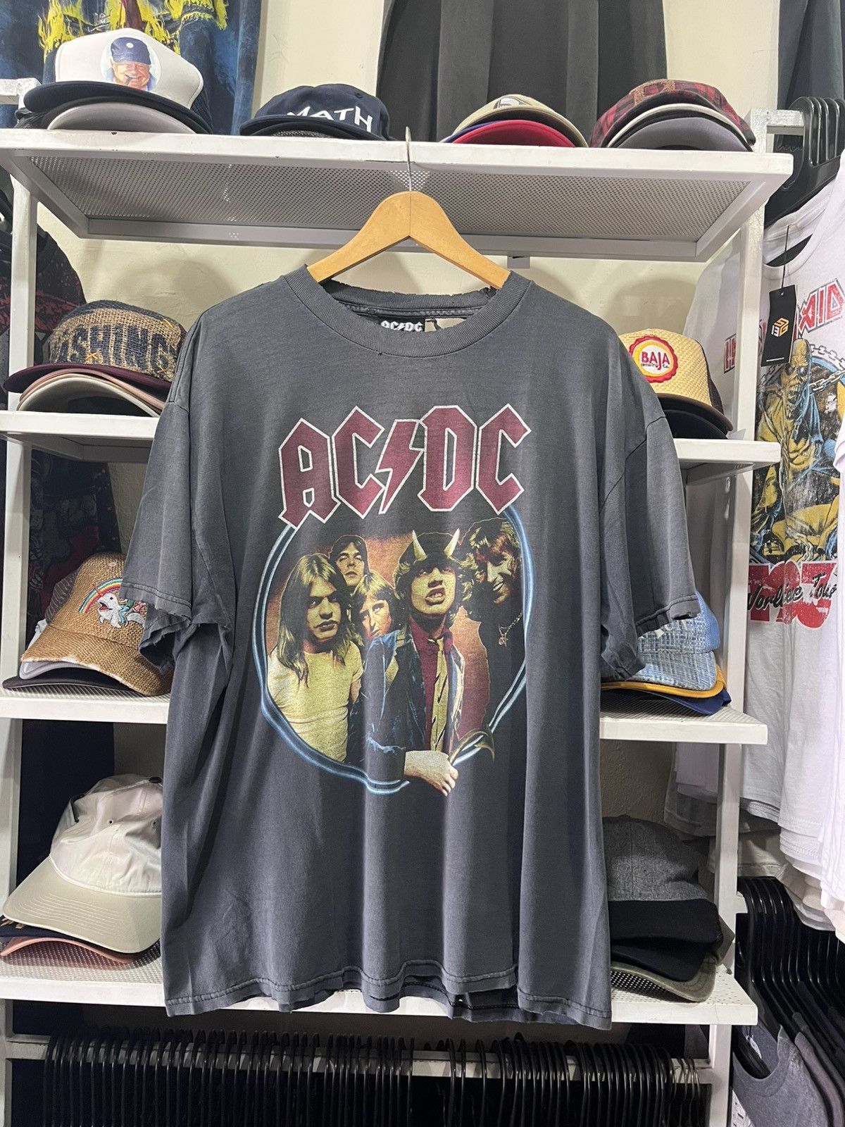 AC/DC Vintage 2009 ACDC “ Highway To Hell” Tour Tee 1979 Size US XL / EU 56 / 4 - 1 Thumbnail