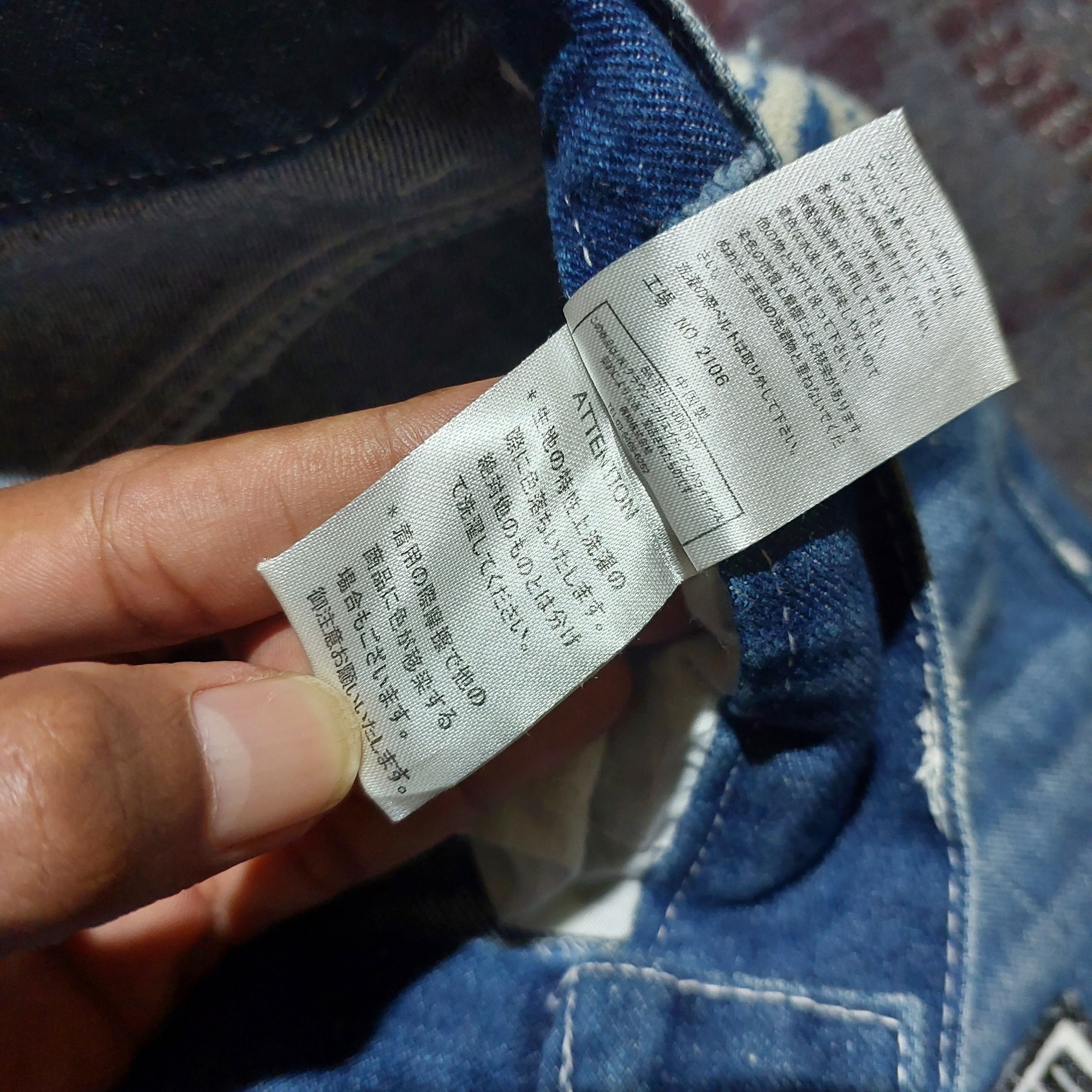 Japanese Brand BA-TSUSTUDIO navajo pocket wol blue jeans Size US 30 / EU 46 - 14 Thumbnail