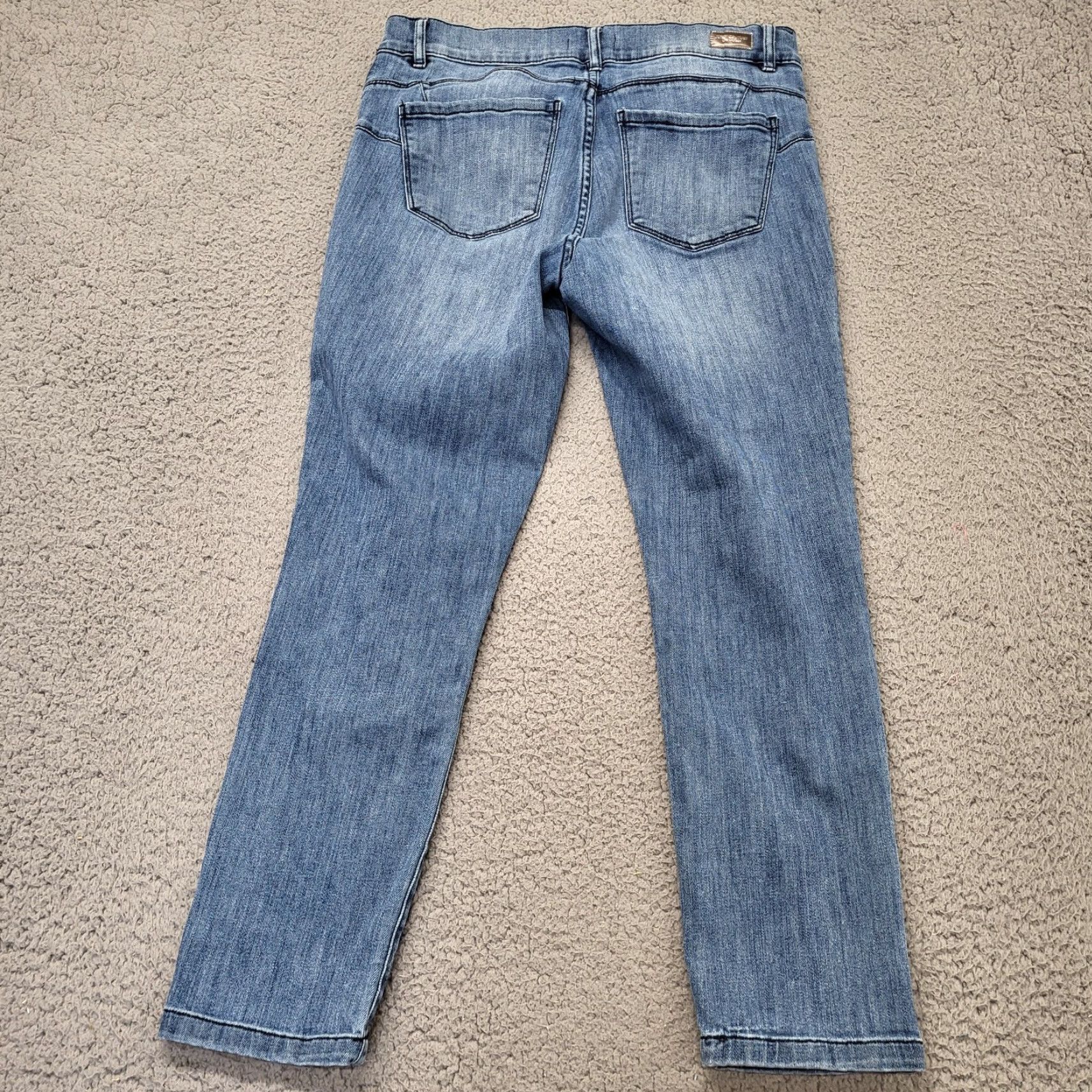 Juicy Couture Juicy Couture Jeans Women's 10 Straight Dark Wash Denim Blue Zip Fly Size 32" / US 10 / IT 46 - 3 Thumbnail