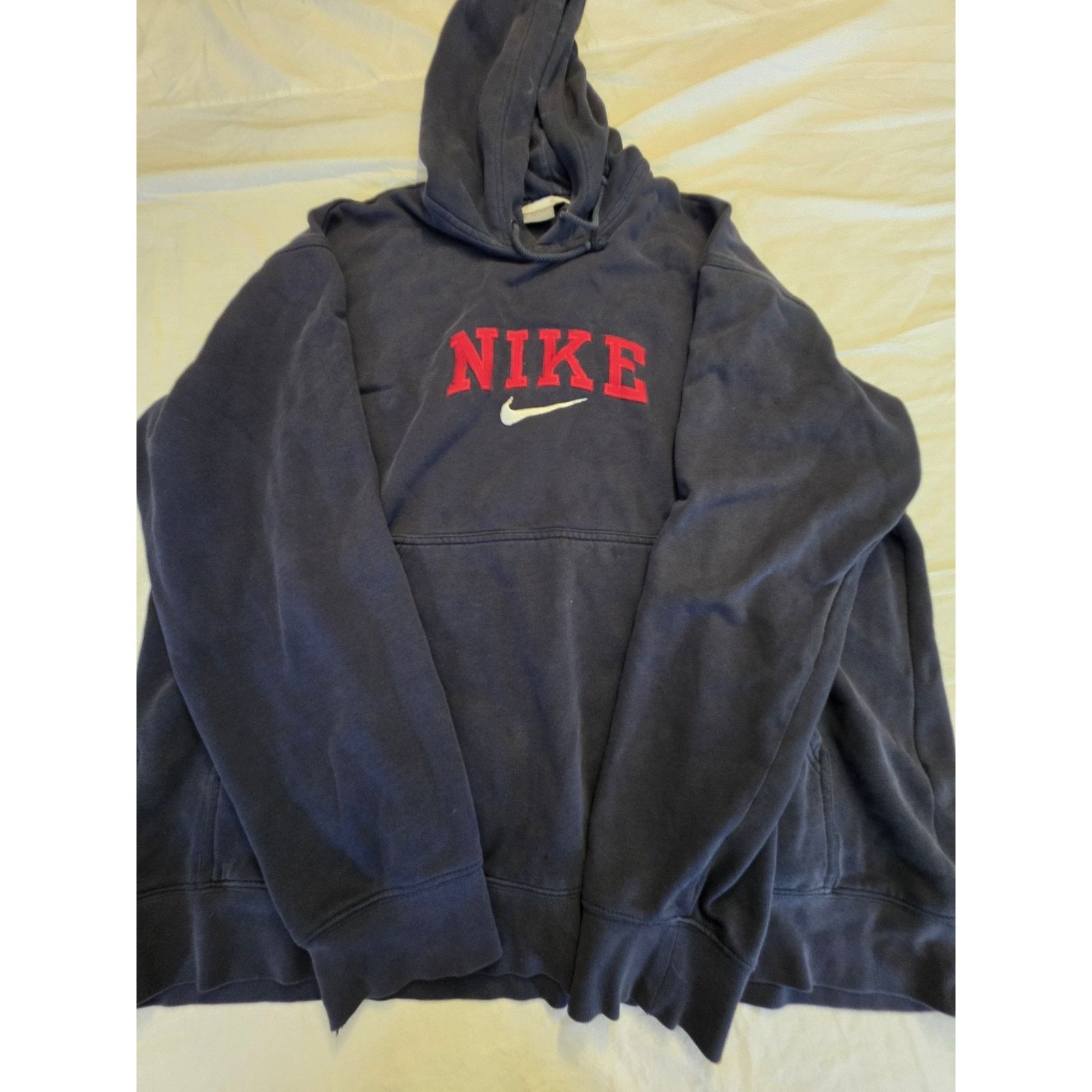 Nike Nike Men's Vintage Size XL Black Hooded Sweatshirt Size US XL / EU 56 / 4 - 1 Thumbnail