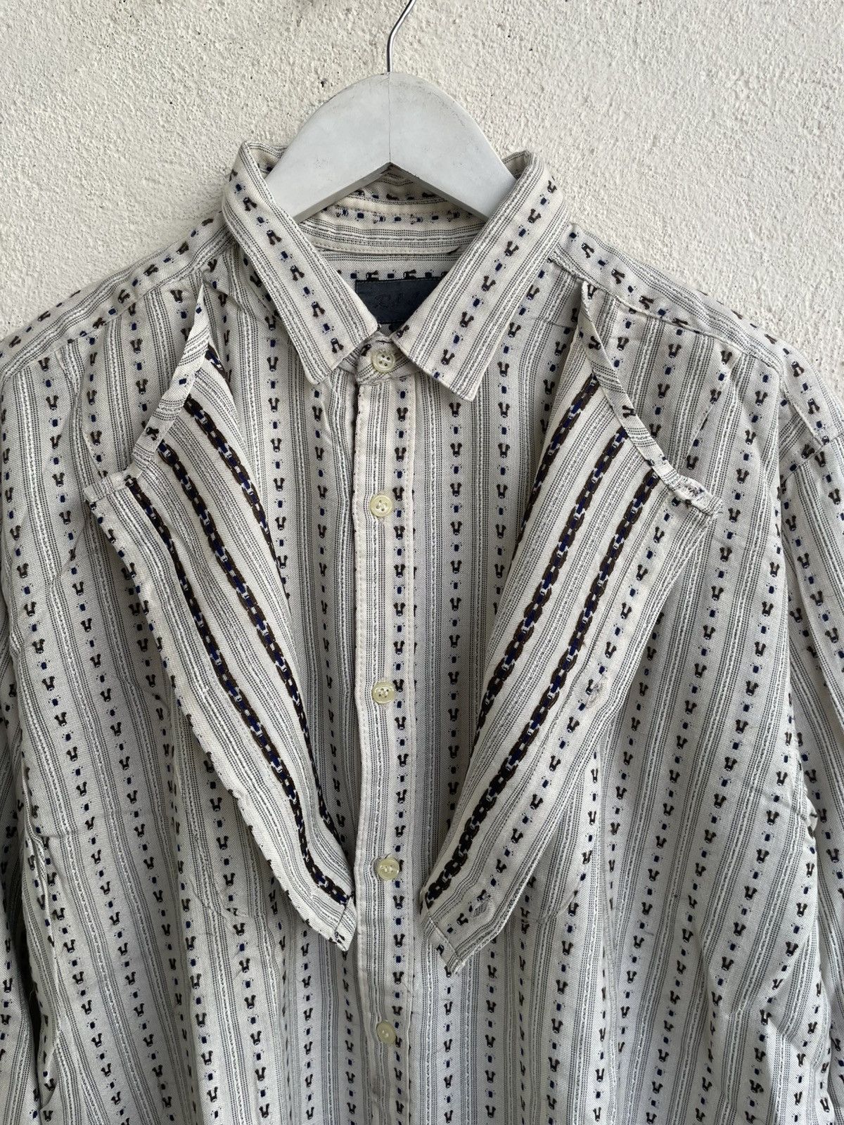 RRL Ralph Lauren 2000s Archive Designer Button Up Y2K Hysteric Ifsix Acne LGB Size US XXL / EU 58 / 5 - 3 Thumbnail
