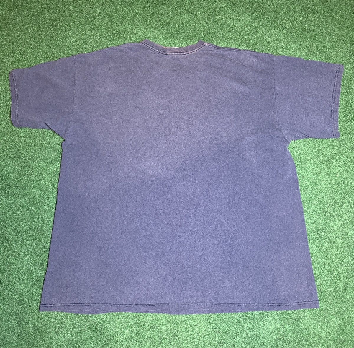 Nike × Vintage Vintage Y2K Nike Faded Distressed Mens XXL Boxy T Shirt Size US XXL / EU 58 / 5 - 3 Thumbnail