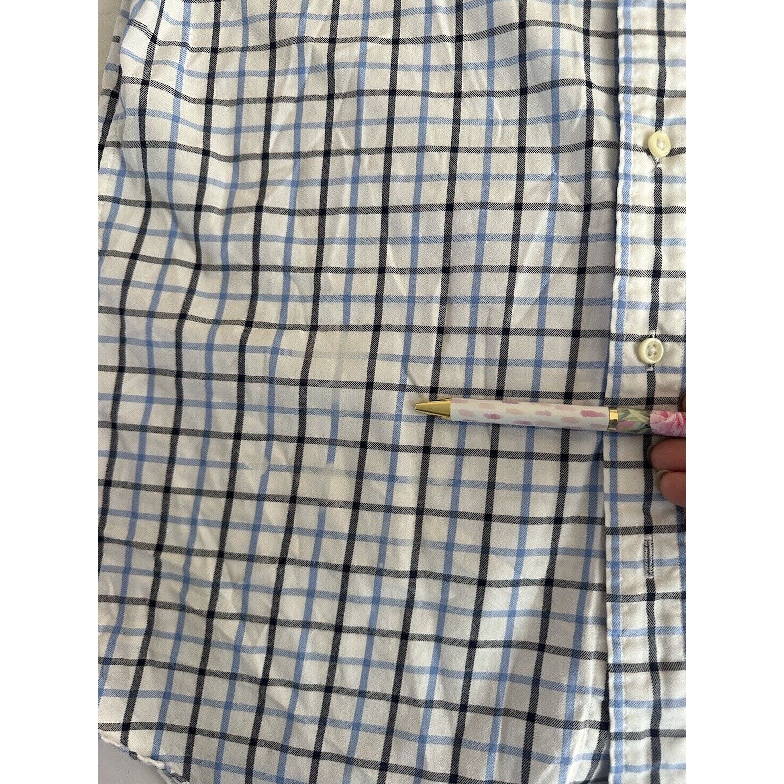 Ralph Lauren Ralph Lauren Custom Fit Button Medium Shirt White Blue/Pony Size US M / EU 48-50 / 2 - 4 Thumbnail