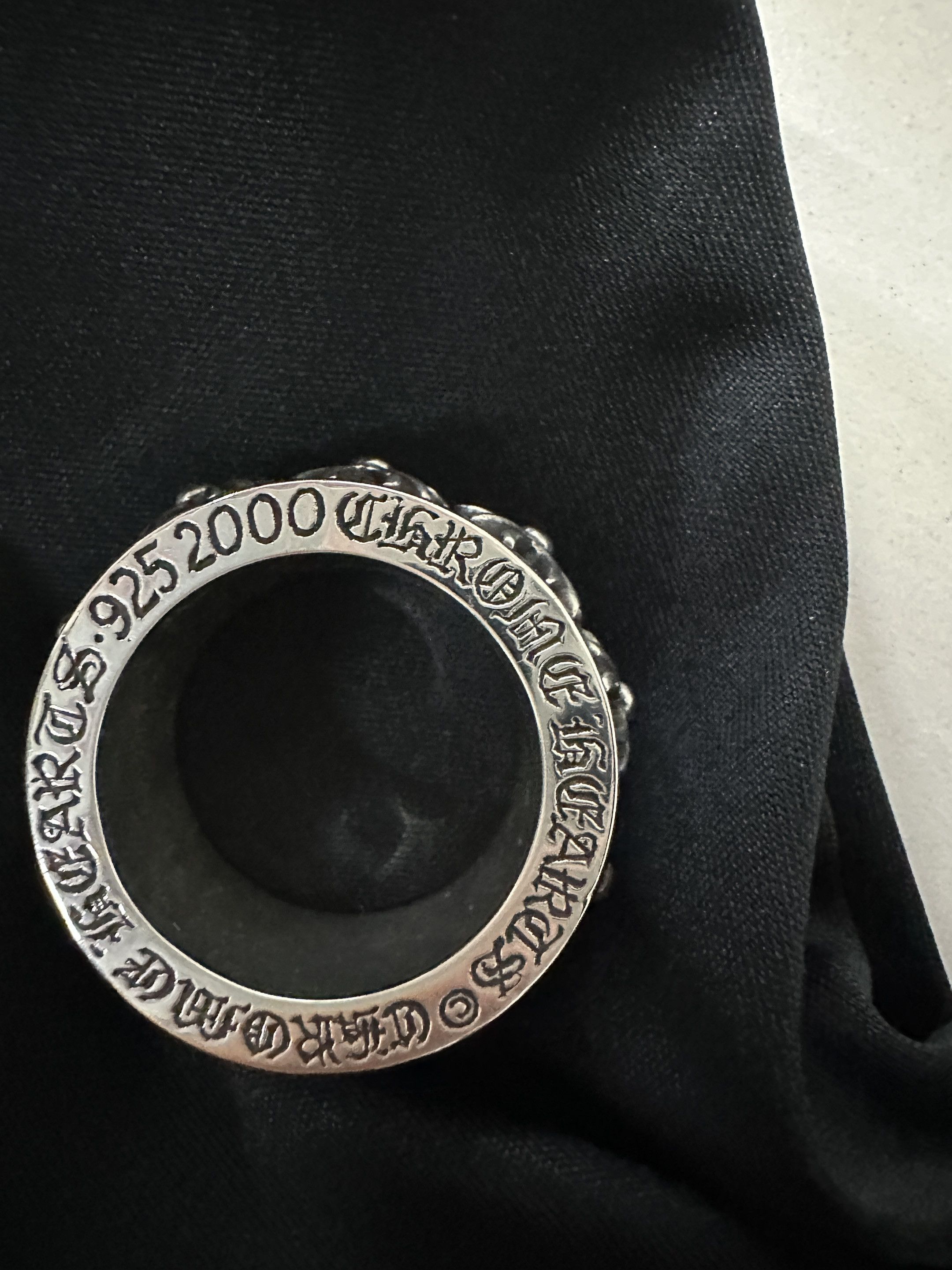 Chrome Hearts Chrome Hearts Silver Cross Spinner Ring Size ONE SIZE - 7 Thumbnail