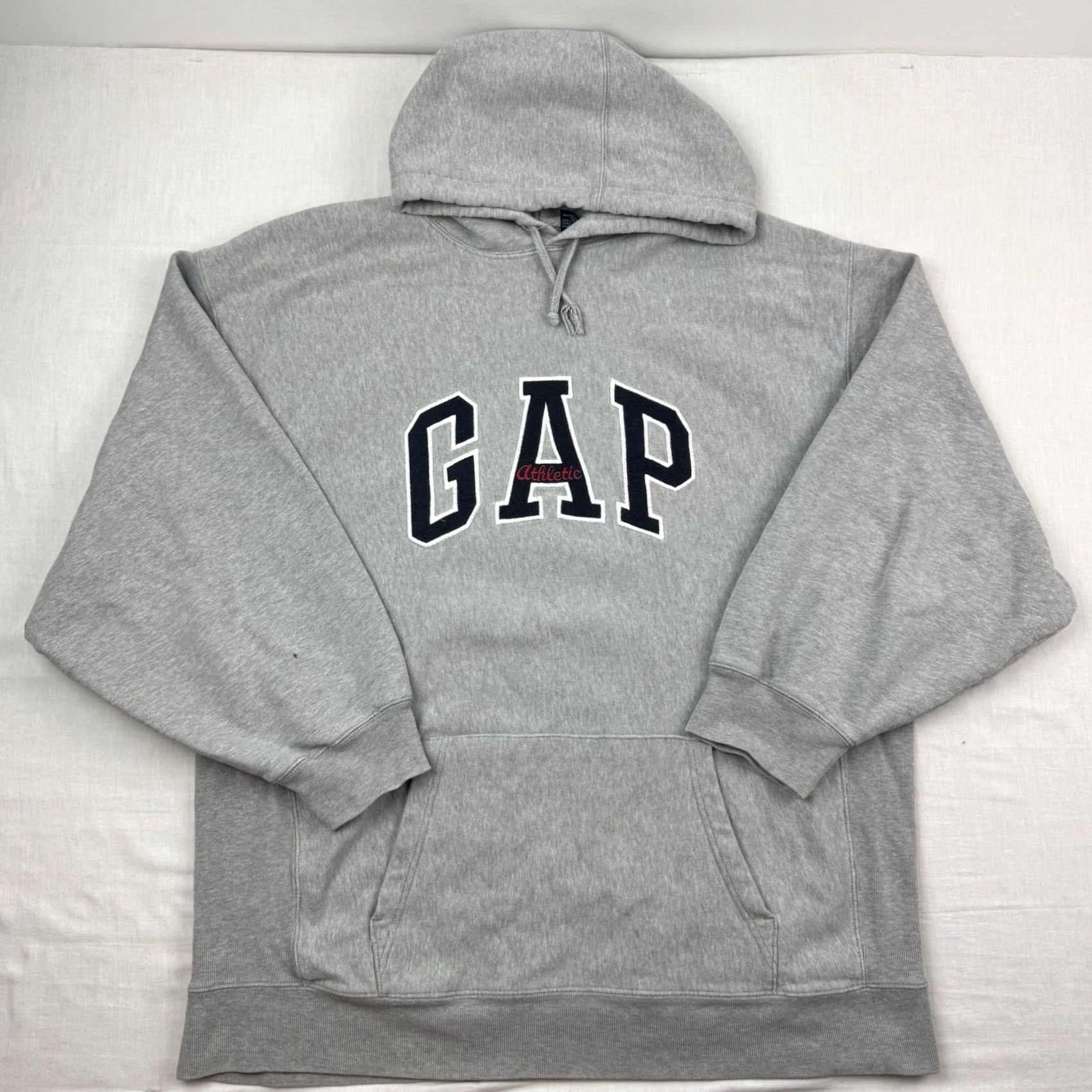 Gap VINTAGE Gap Hoodie Adult XL Gray 90s USA Pullover Size US XL / EU 56 / 4 - 2 Thumbnail
