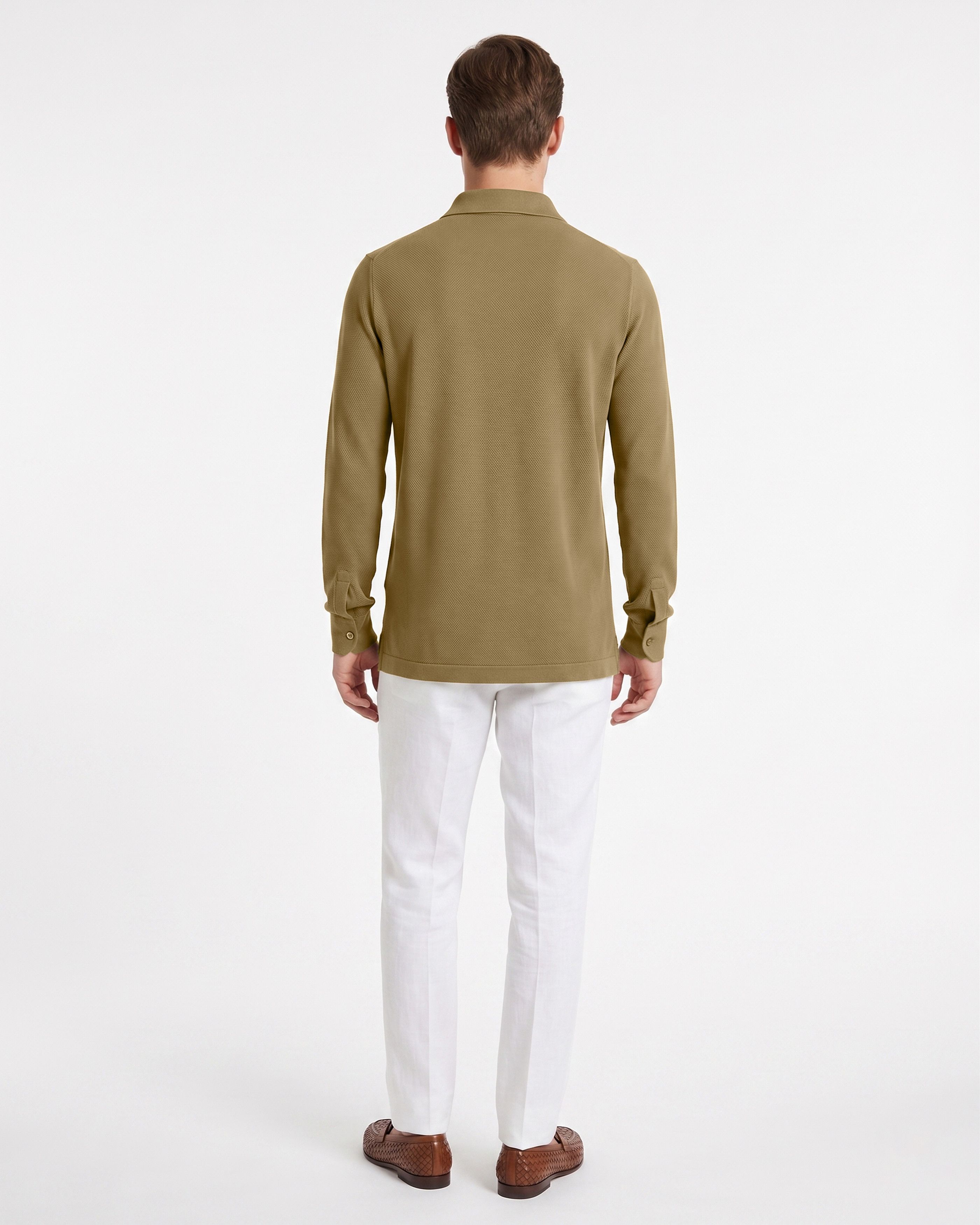 Loro Piana Luxury Tailored Cotton Knit Polo Size US S / EU 44-46 / 1 - 13 Thumbnail