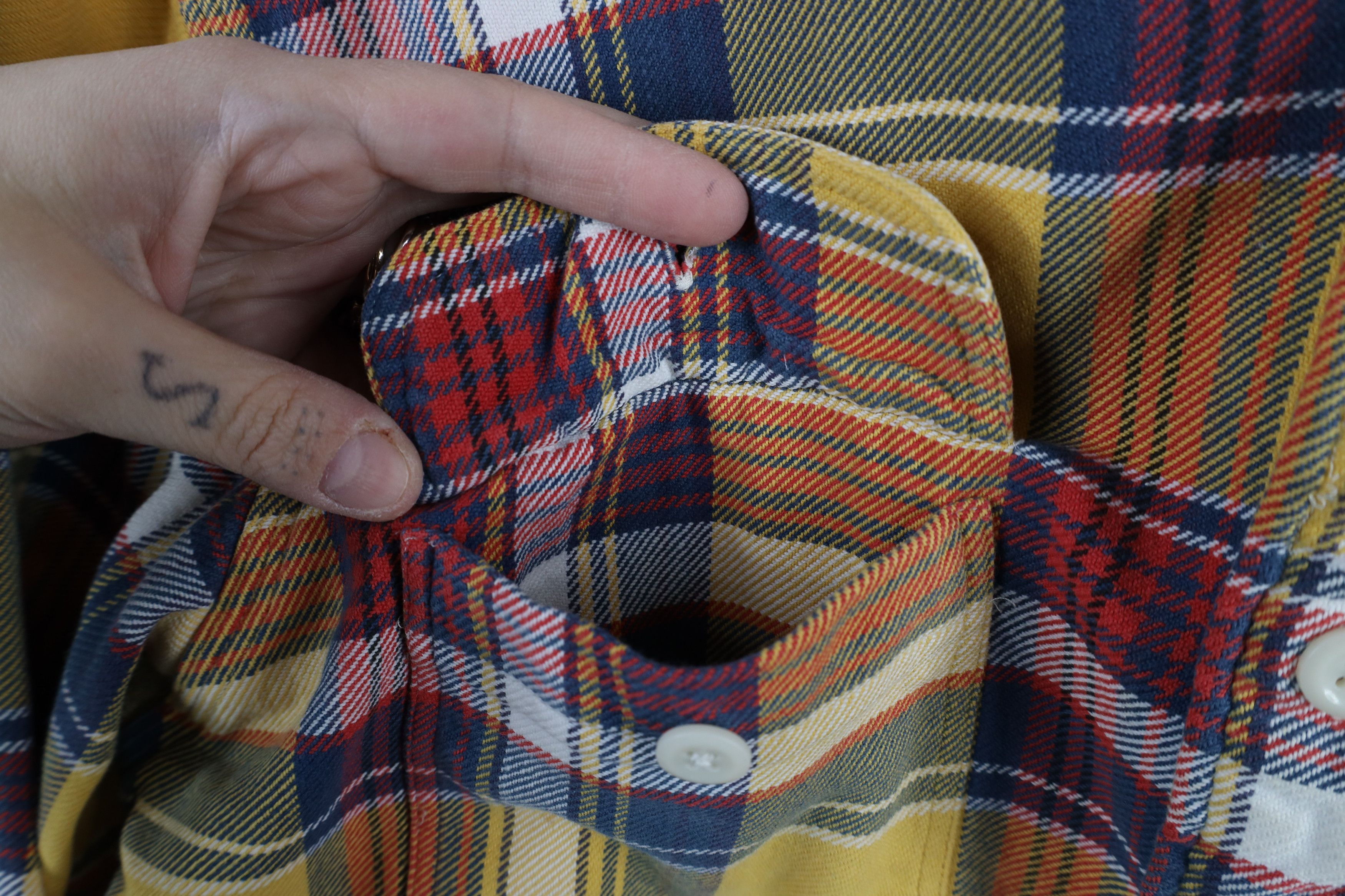 Polo Ralph Lauren Vintage 90s Ralph Lauren Heavy Flannel Button Shirt Plaid Size US L / EU 52-54 / 3 - 7 Thumbnail