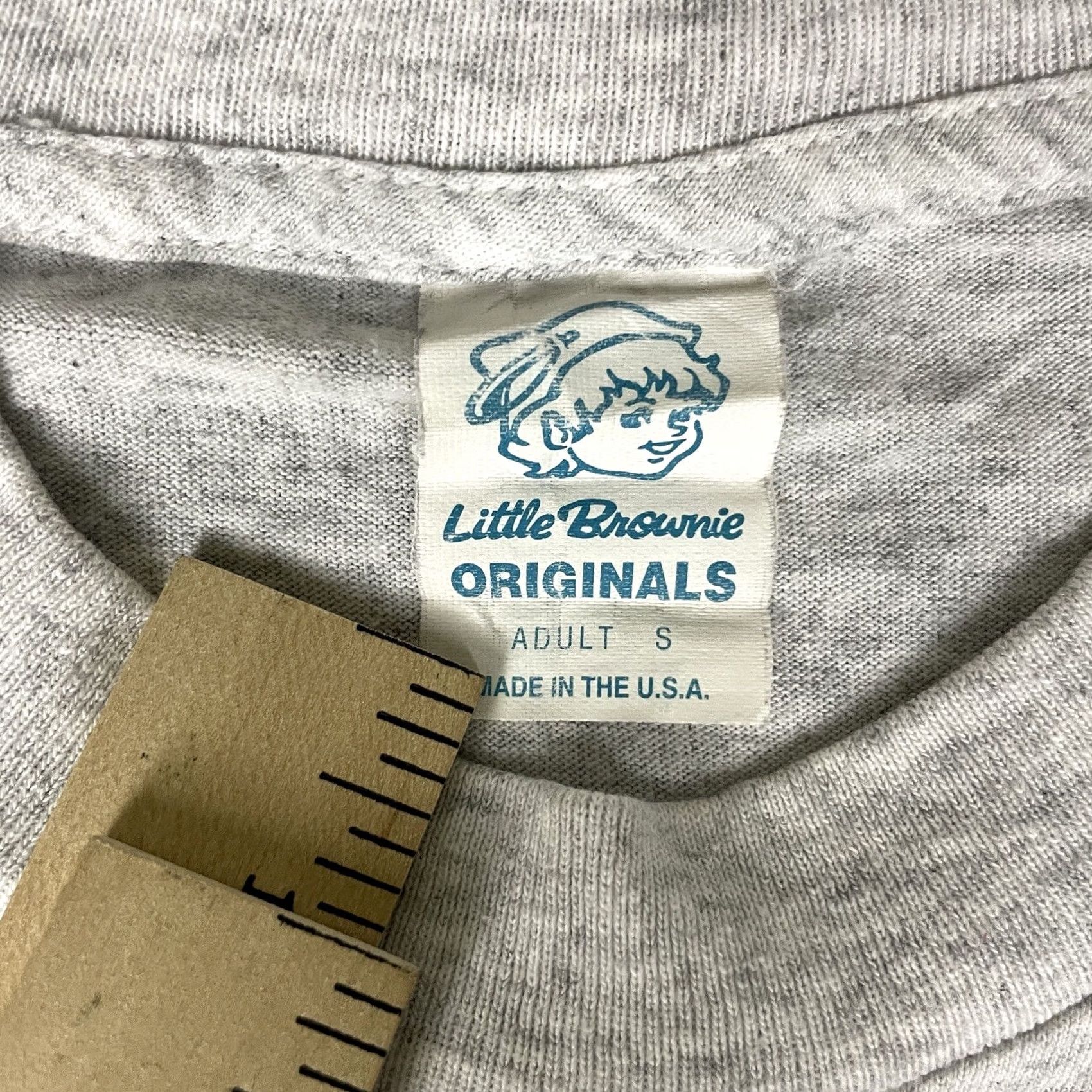Vintage VINTAGE Wolf Pack Tshirt Adult Small Grey USA Little Brownie Originals Vtg S* Size US S / EU 44-46 / 1 - 5 Thumbnail