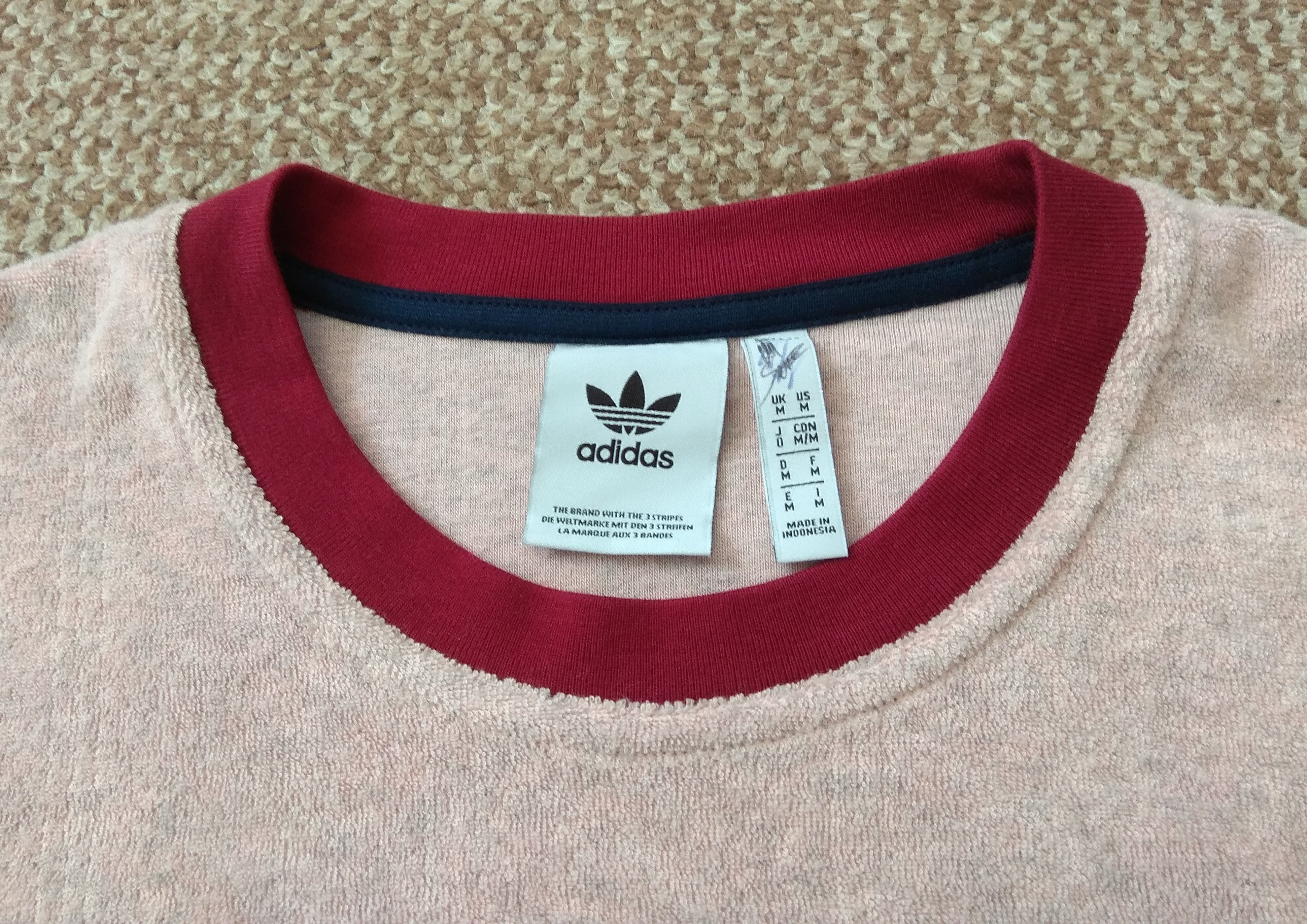 Adidas Adidas Samstag Terry Vapour Pink Sweatshirt sz M Size US M / EU 48-50 / 2 - 4 Thumbnail