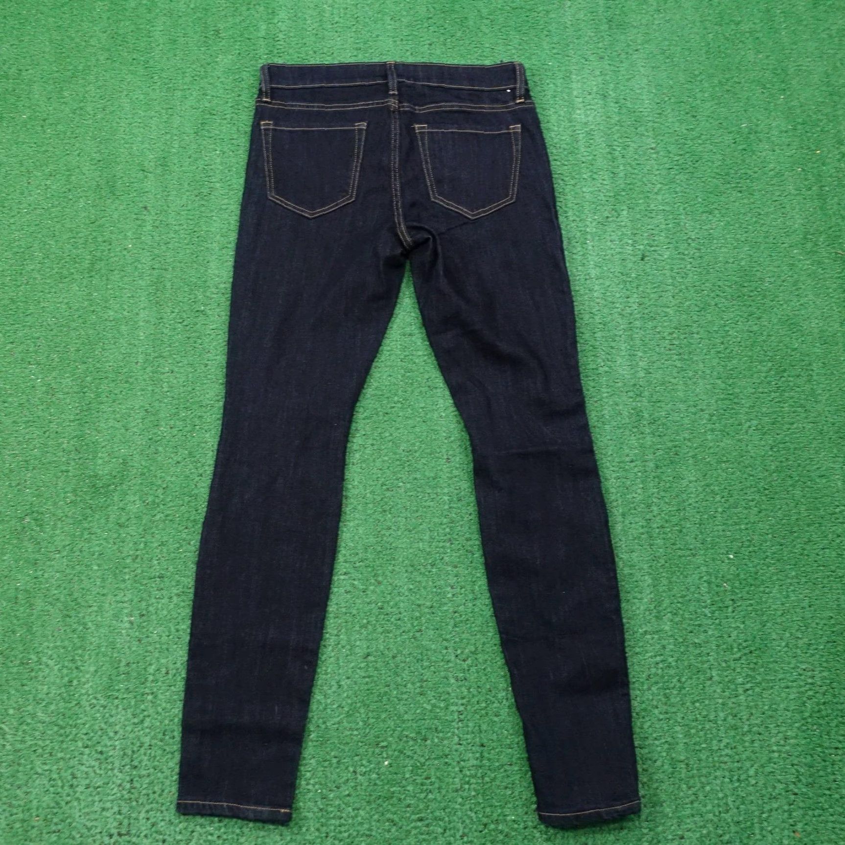Gap Gap Jeans Womens 2R Blue Dark Wash Skinny Stretch Denim Classic Style Size 26" / US 2 / IT 38 - 4 Thumbnail