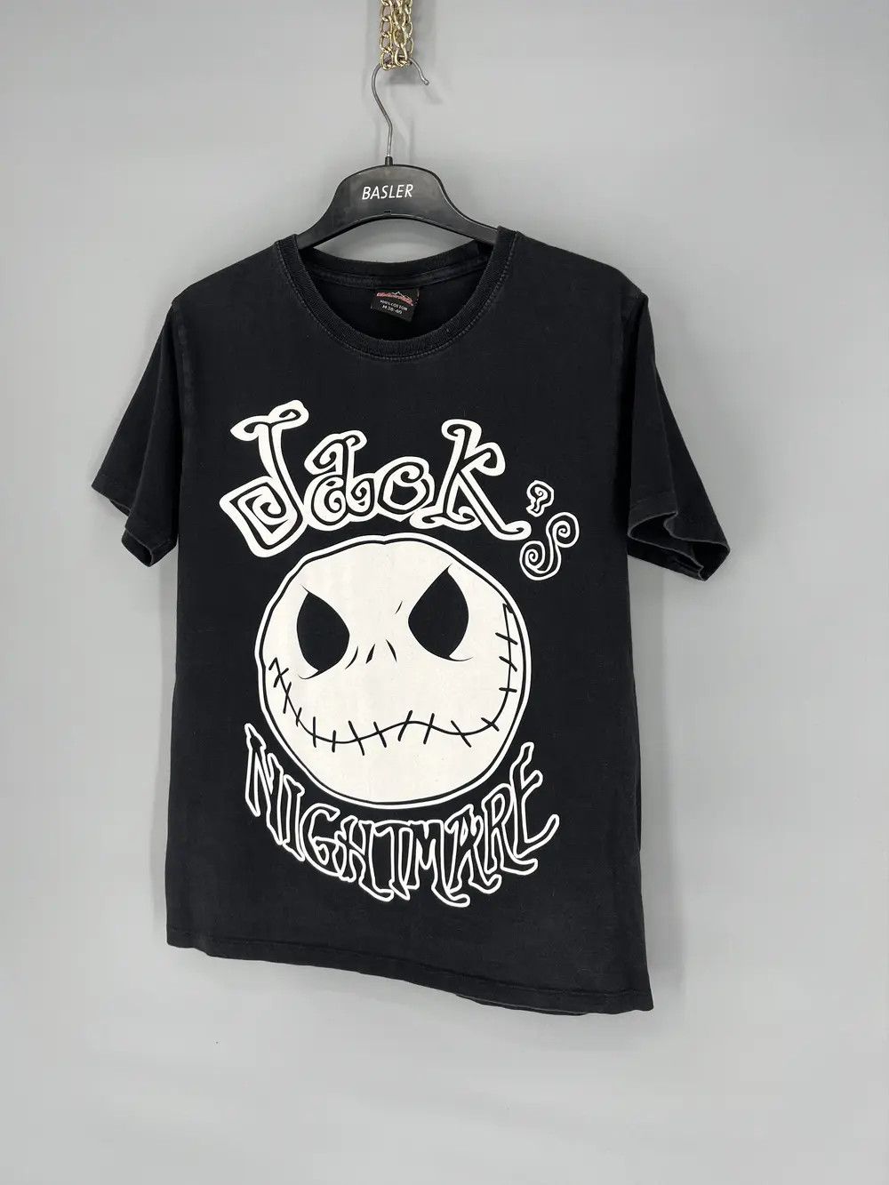 Vintage Vintage Jack Nightmare Before Christmas Neon Print T-SHIRT Size US M / EU 48-50 / 2 - 3 Thumbnail
