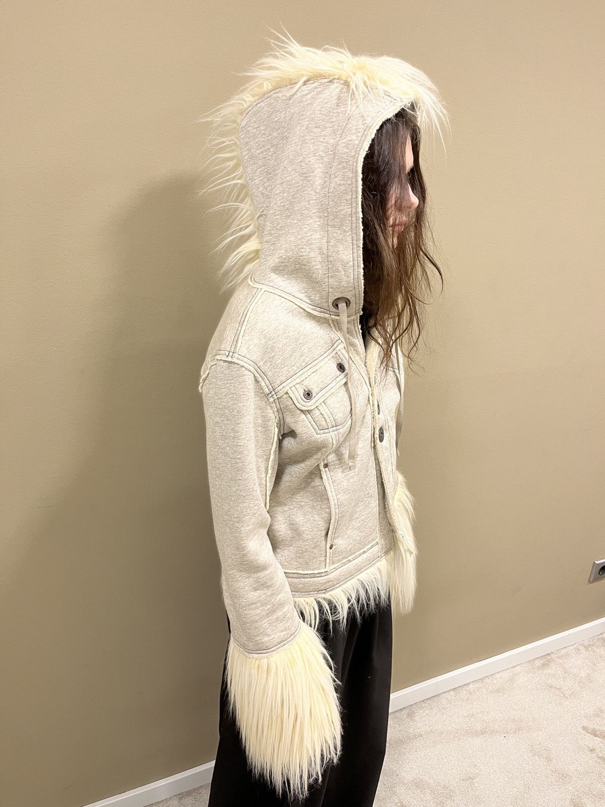 Diesel Diesel AW2008 Mohawk Fur Jacket Size M / US 6-8 / IT 42-44 - 2 Thumbnail