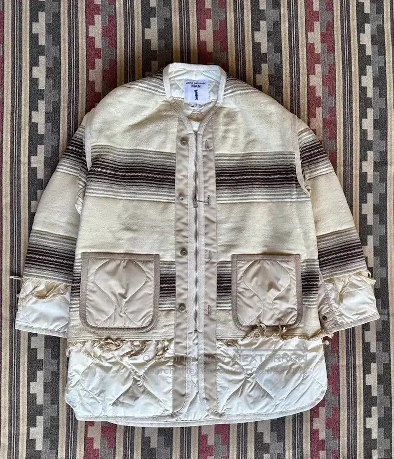Junya Watanabe MAN Striped Wool Jacket.