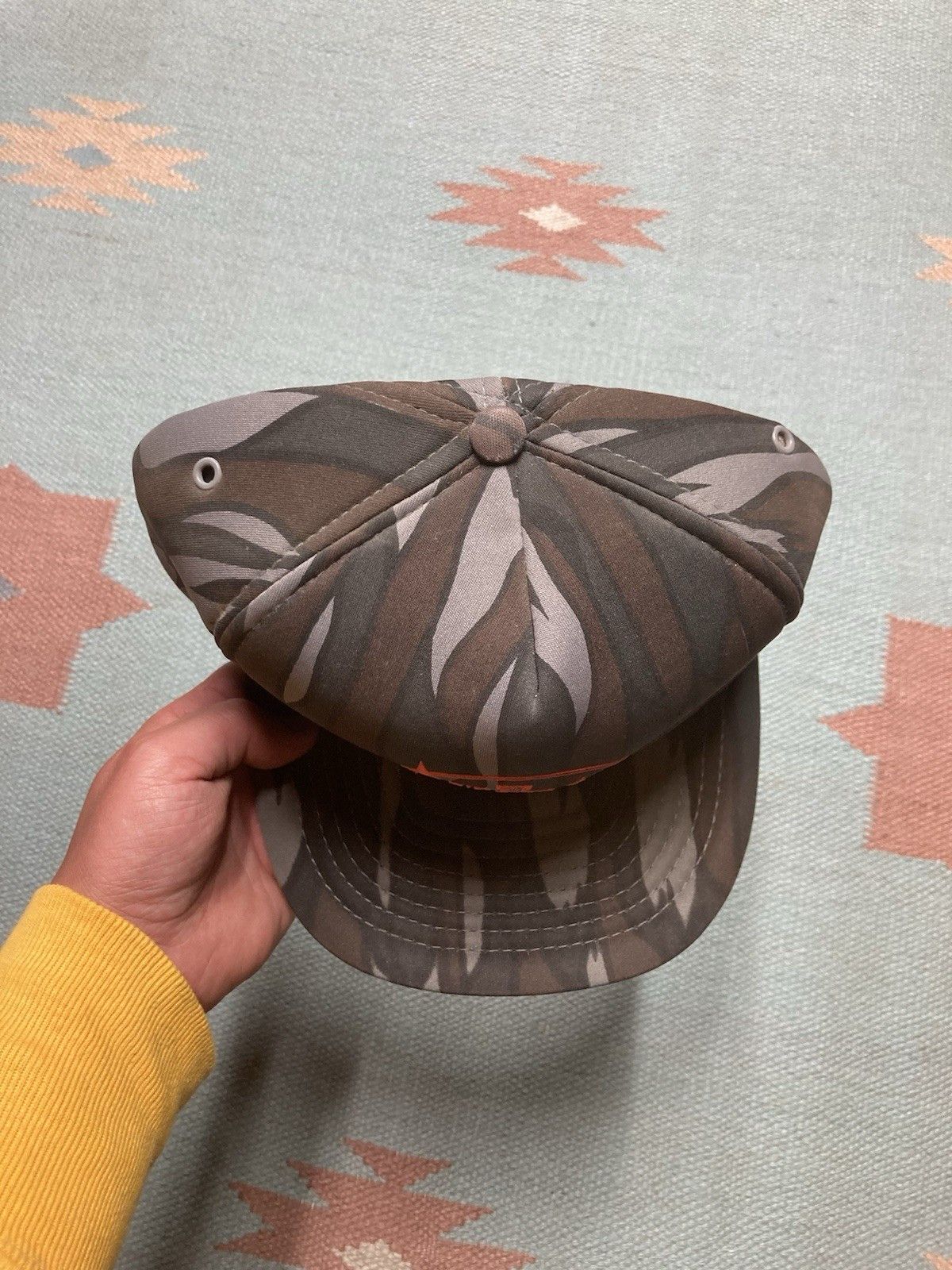Vintage vtg SnapBack hat camo Big L lumberland Michigan lumr Trebark Size ONE SIZE - 3 Thumbnail