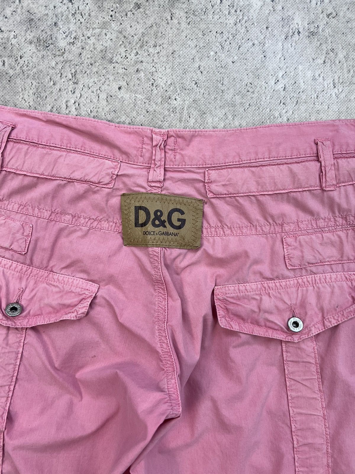 Dolce & Gabbana DOLCE GABBANA Y2K Cargo Flared Pants Parachute Bondage Size 30" / US 8 / IT 44 - 13 Thumbnail