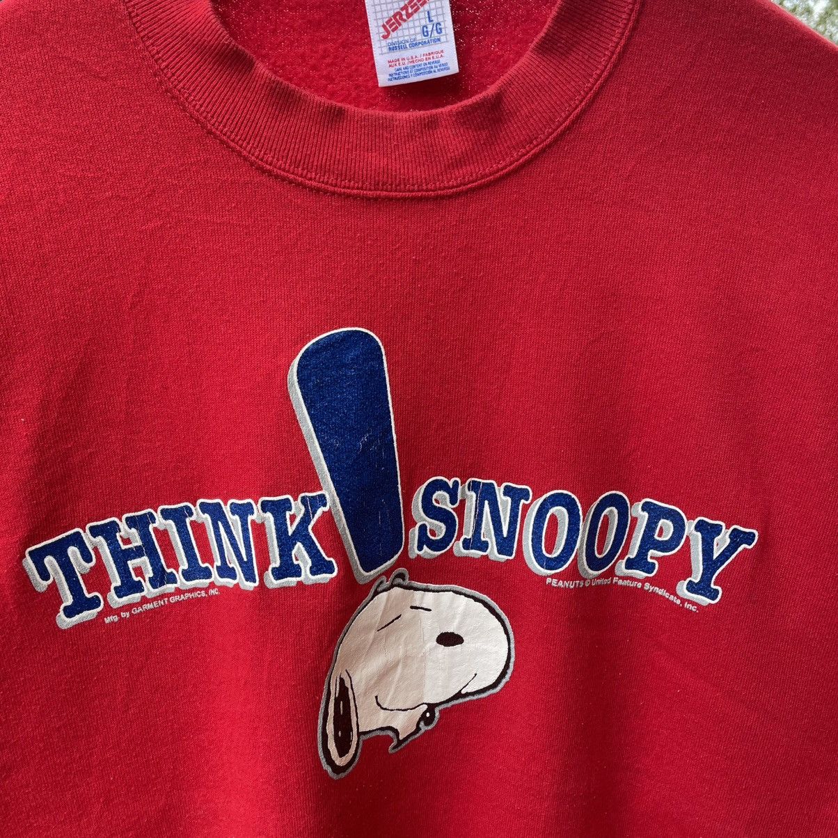 Peanuts 🔥Vintage 90s Peanuts Snoopy Crewneck Jumper Sweatshirts Size US M / EU 48-50 / 2 - 6 Thumbnail