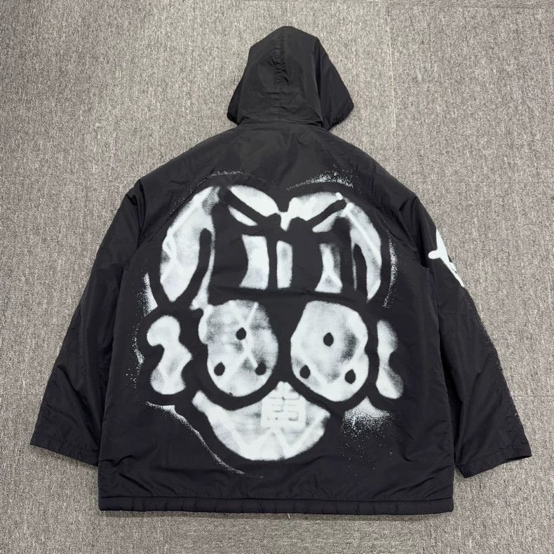 Givenchy Givenchy Size46 Black Graffiti Cotton Fleece Jacket Size US M / EU 48-50 / 2 - 5 Thumbnail