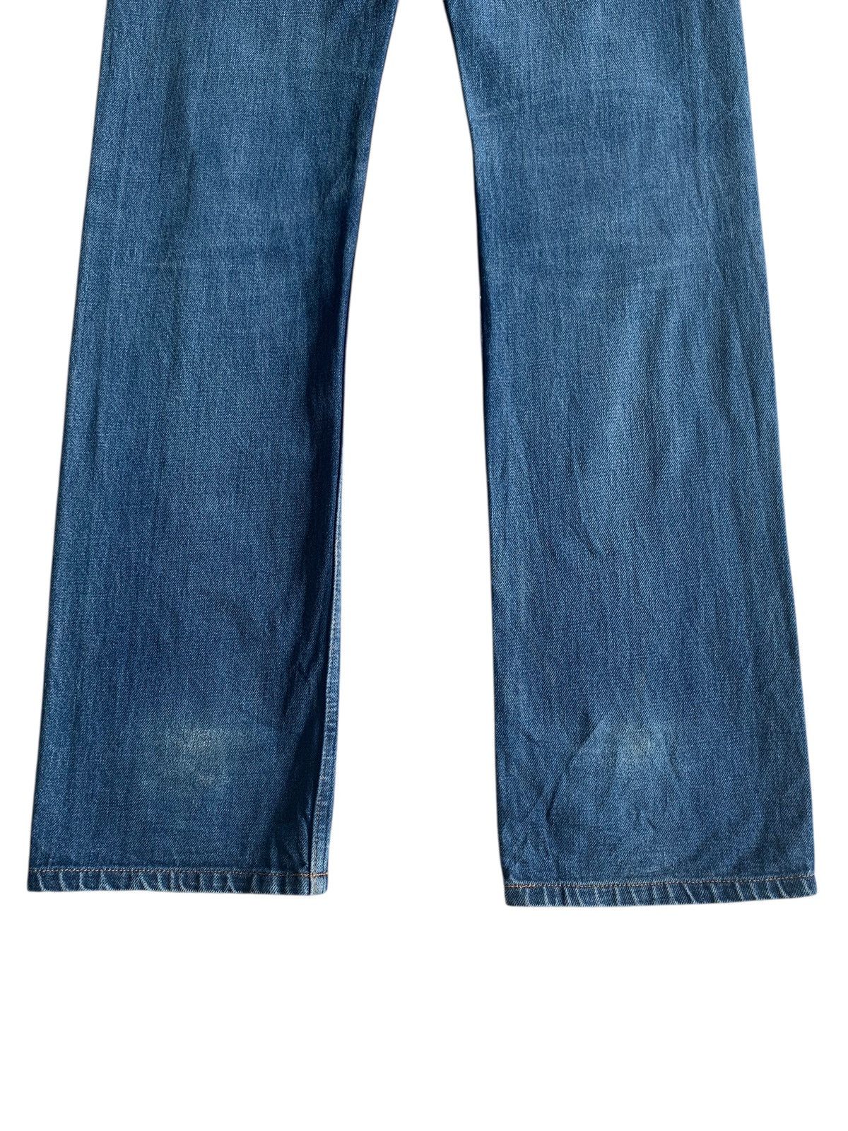 A.P.C. VINTAGE APC SELVEDGE BUTTON FLY FADED DISTRESSED DENIM Size US 30 / EU 46 - 9 Thumbnail