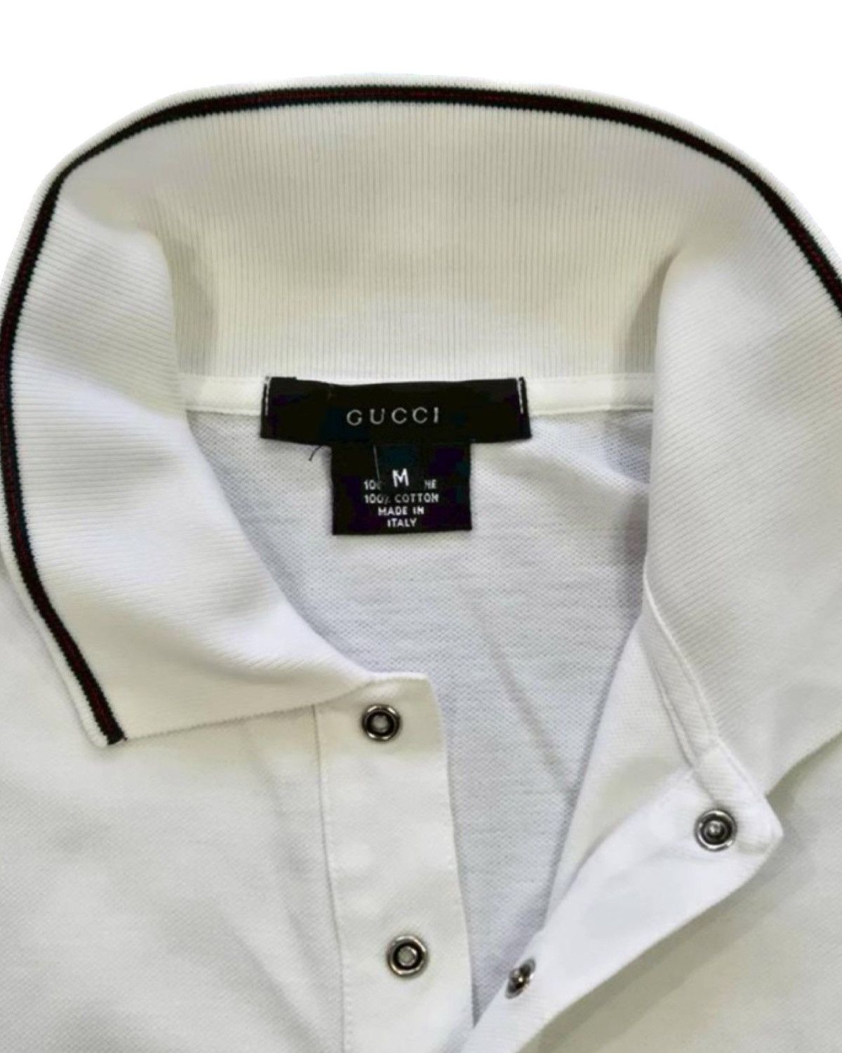 Gucci Embroidery Interlock Logo Polo T-Shirt Size US M / EU 48-50 / 2 - 3 Thumbnail