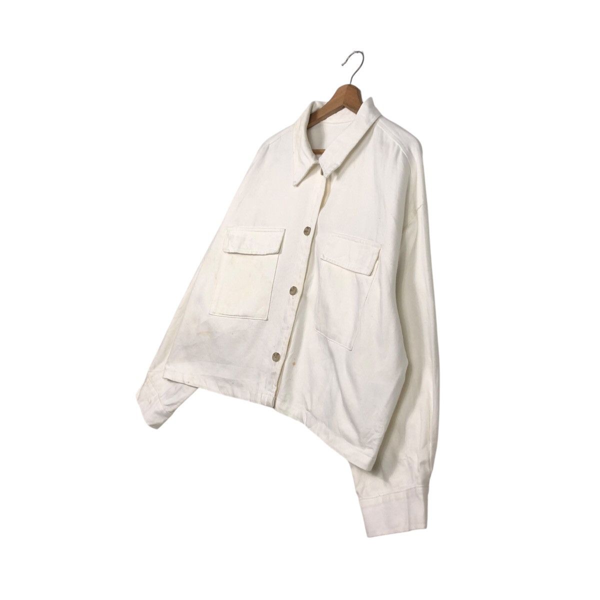 Japanese Brand 📌Vintage Cropped Trucker Biker Jacket Gu Japan Issey Miyake Size US XXL / EU 58 / 5 - 3 Thumbnail