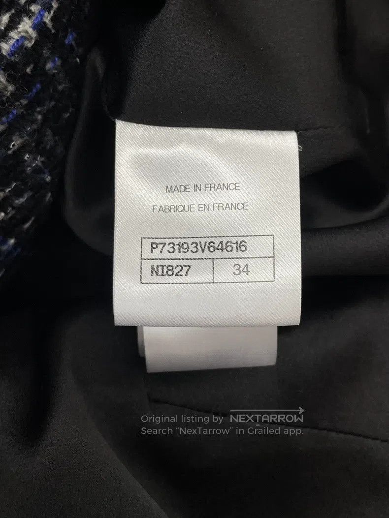 Chanel Chanel High-end handicraft workshop blue and black mixed c Size XXS / US 00 / IT 34 - 6 Thumbnail