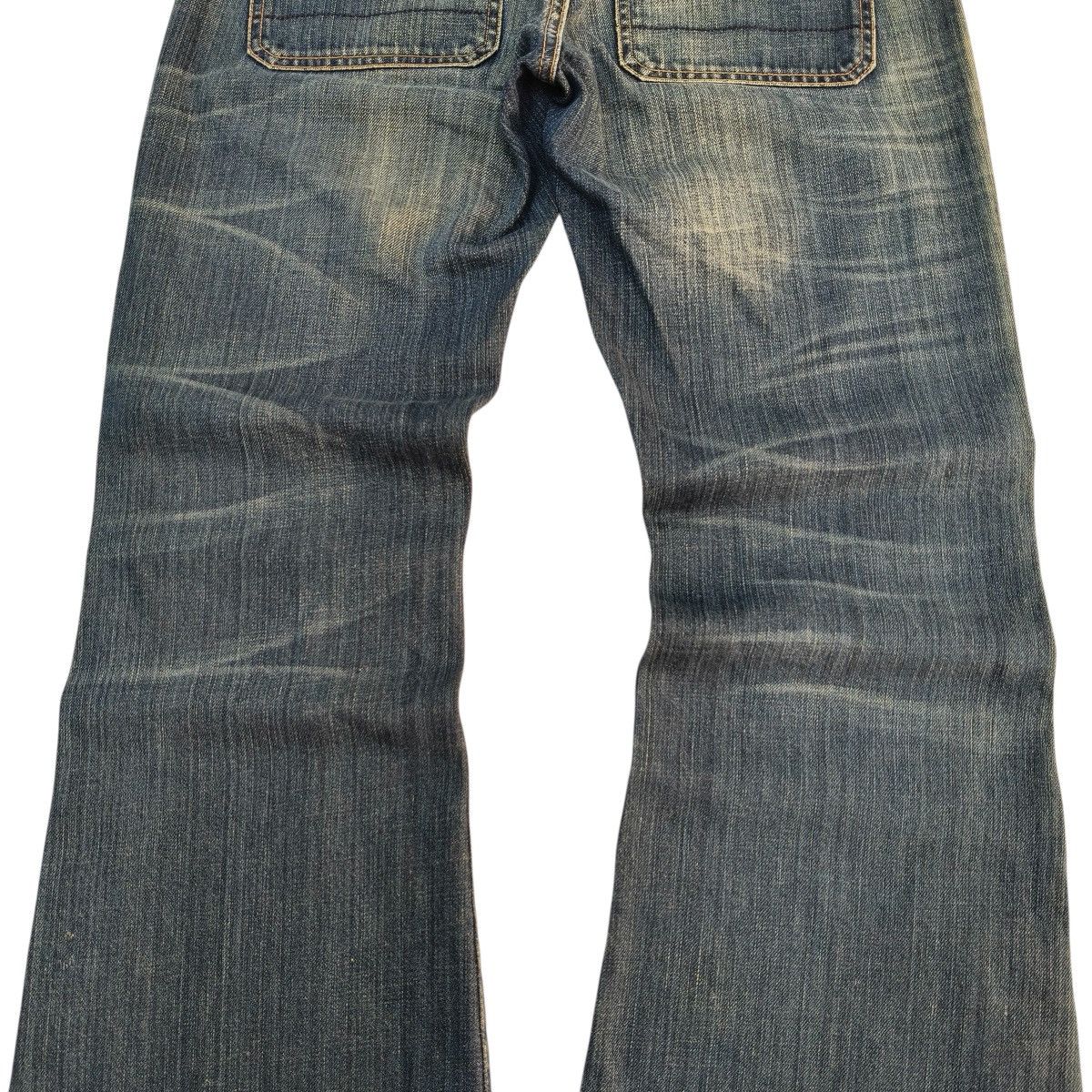Express Vintage Y2K Express Bush Pant Flare Denim Zip Ankle Size US 29 - 6 Thumbnail