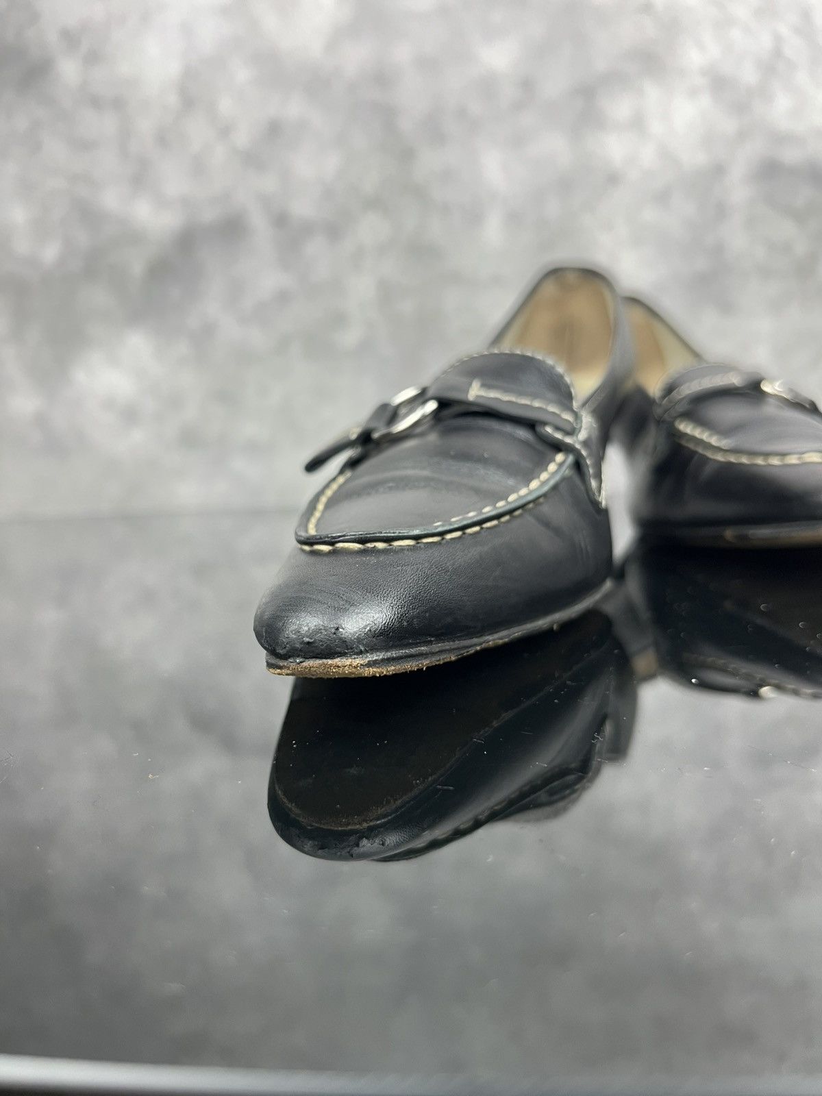 Tod's Tod’s Vintage Black Leather Heeled Sandals Elegant Size US 6 Size US 6.5 / IT 36.5 - 8 Thumbnail