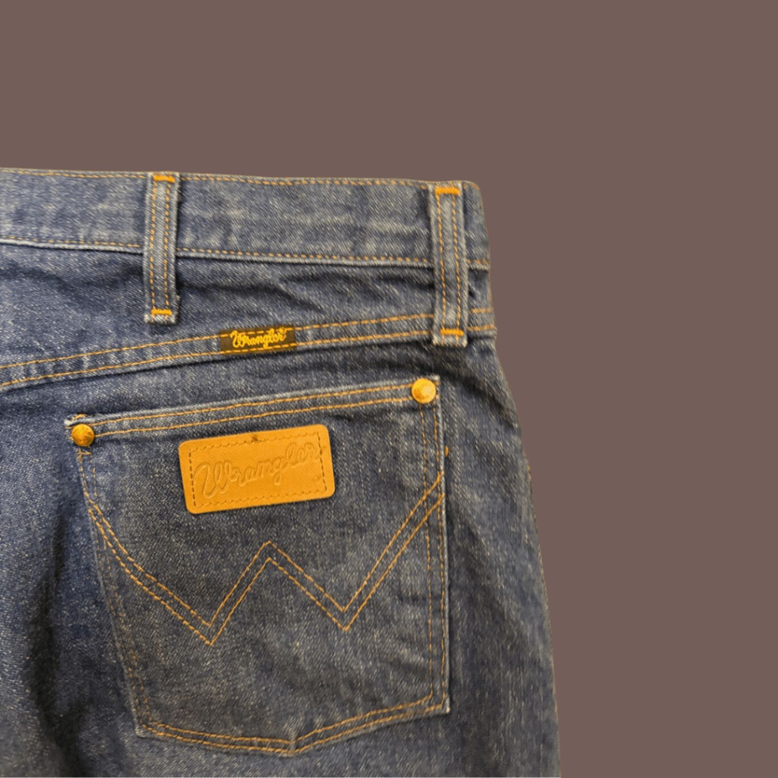Vintage × Wrangler VTG Relaxed Jeans | Wrangler Dark Wash USA | Workwear Fit Size US 38 / EU 54 - 3 Thumbnail