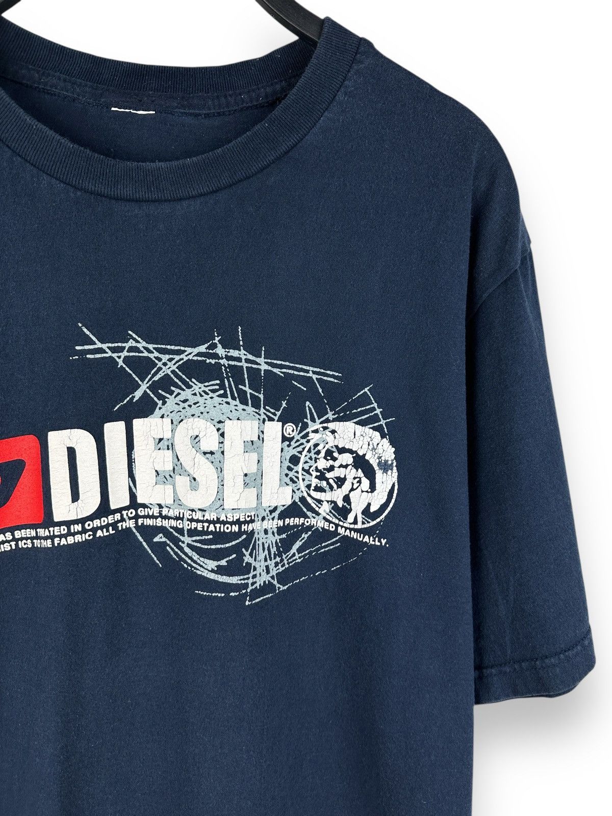 Diesel Vintage Diesel Big Logo Double Sided T-Shirt Size US L / EU 52-54 / 3 - 3 Thumbnail